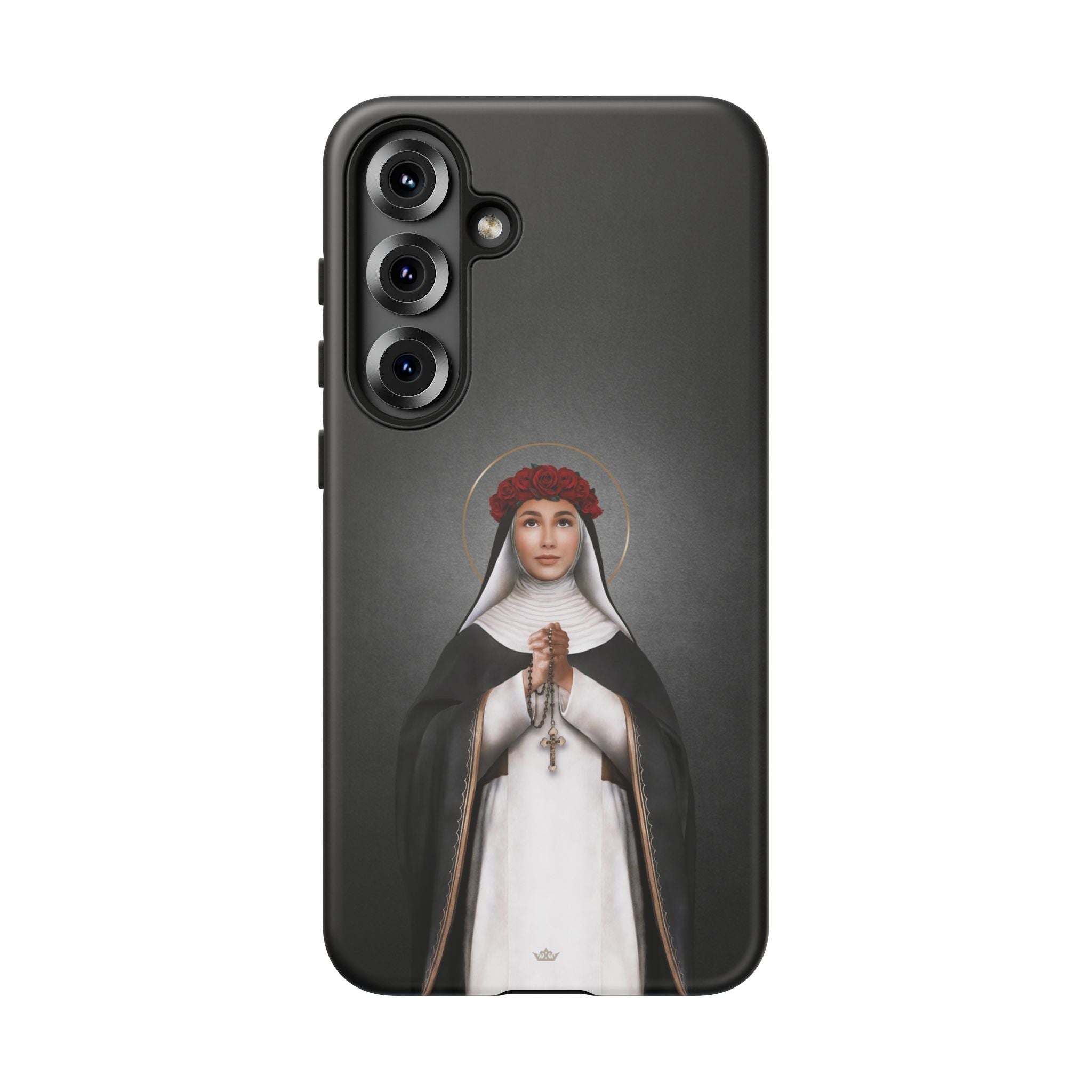 St. Rose of Lima Hard Phone Case (Dark)