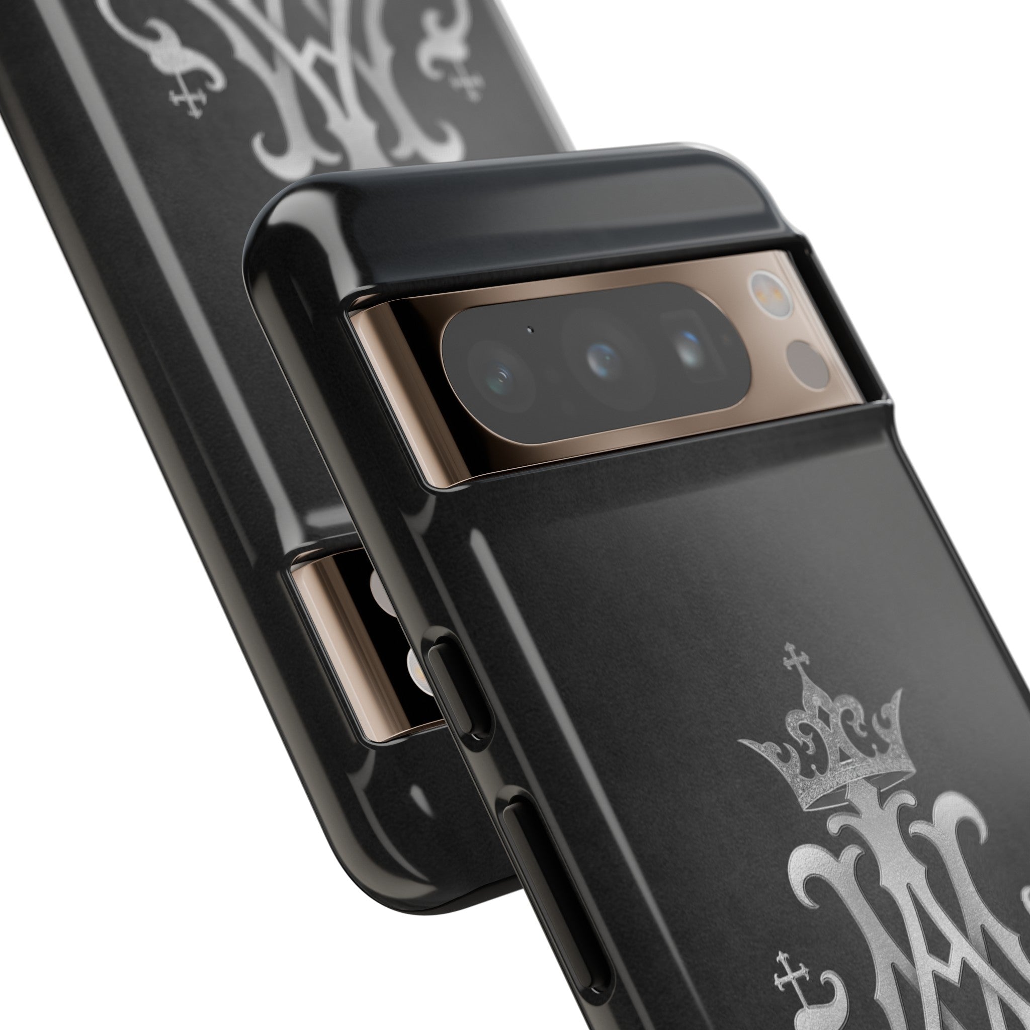 Ave Maria Hard Phone Case (Charcoal)