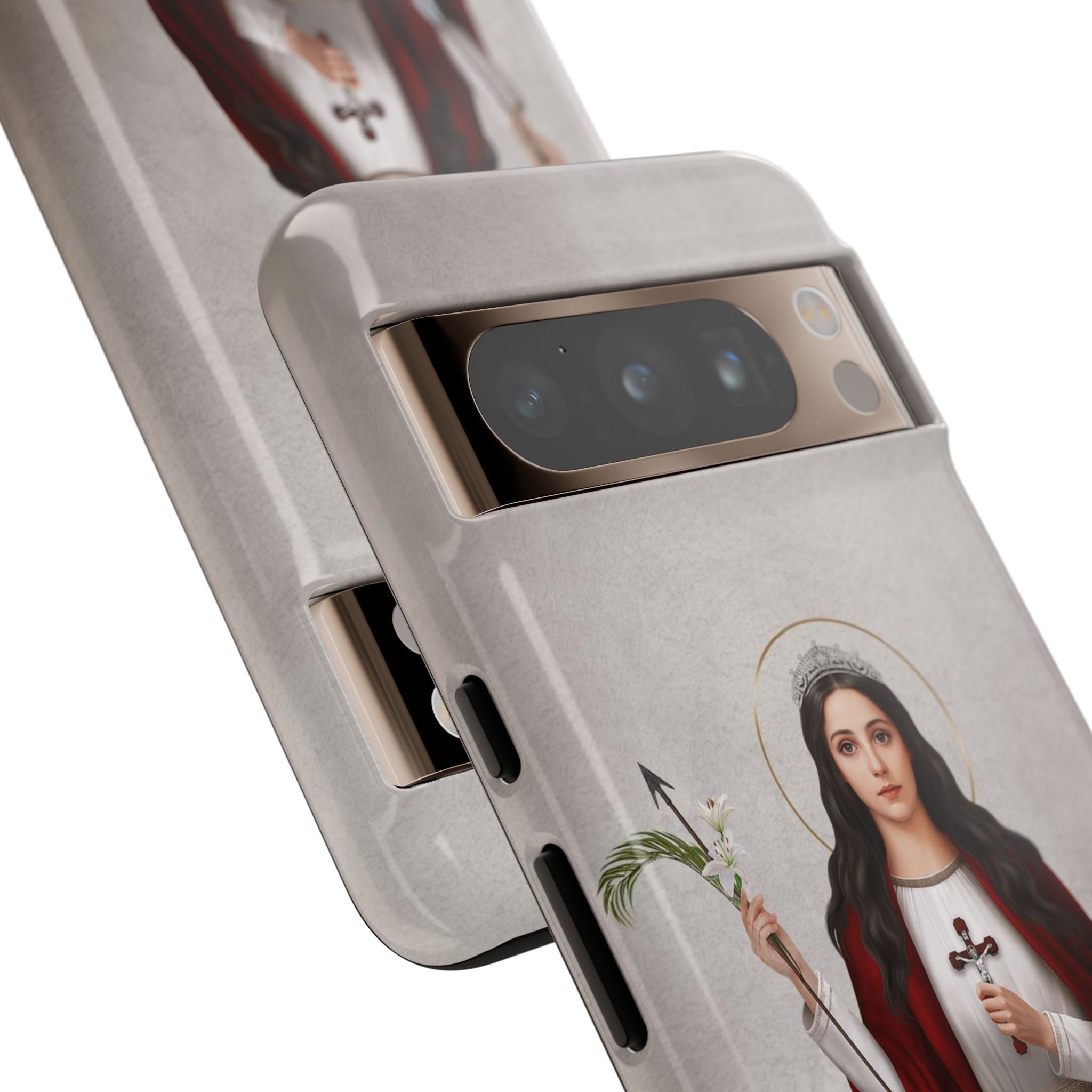 St. Philomena Hard Phone Case (Light)