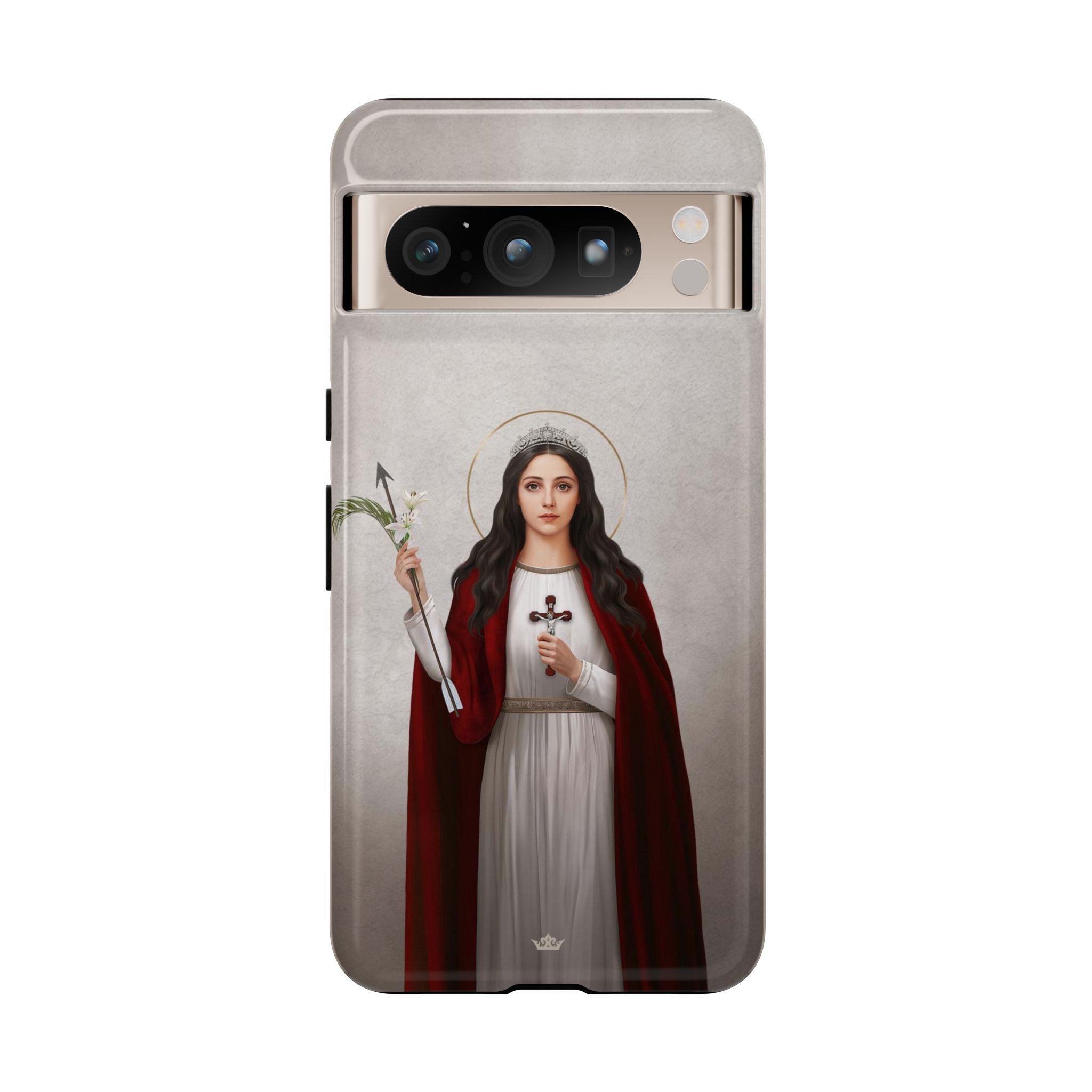 St. Philomena Hard Phone Case (Light)