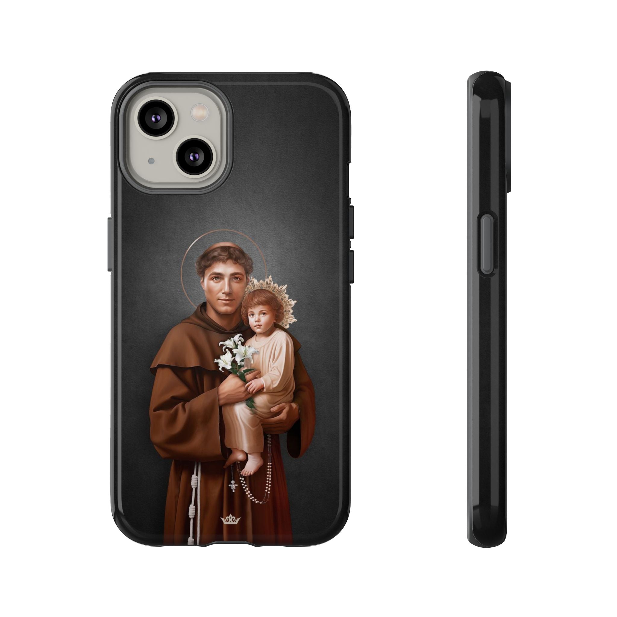 St. Anthony of Padua Hard Phone Case (Dark)