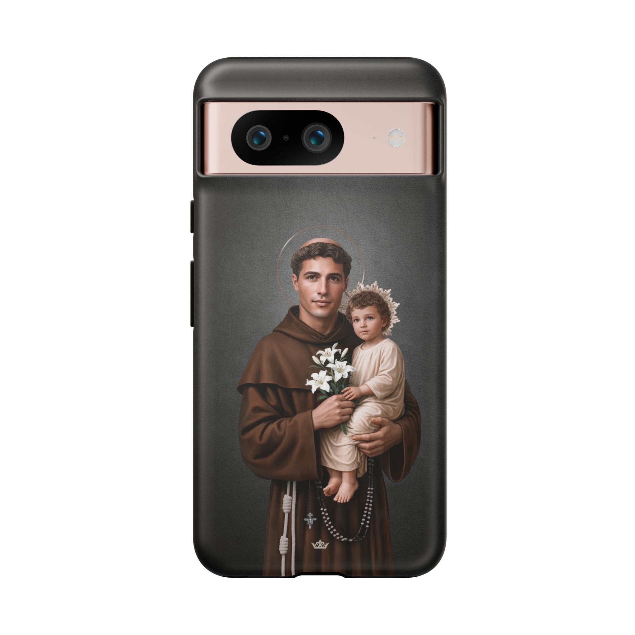 St. Anthony of Padua Hard Phone Case (Dark) Copyright VENXARA