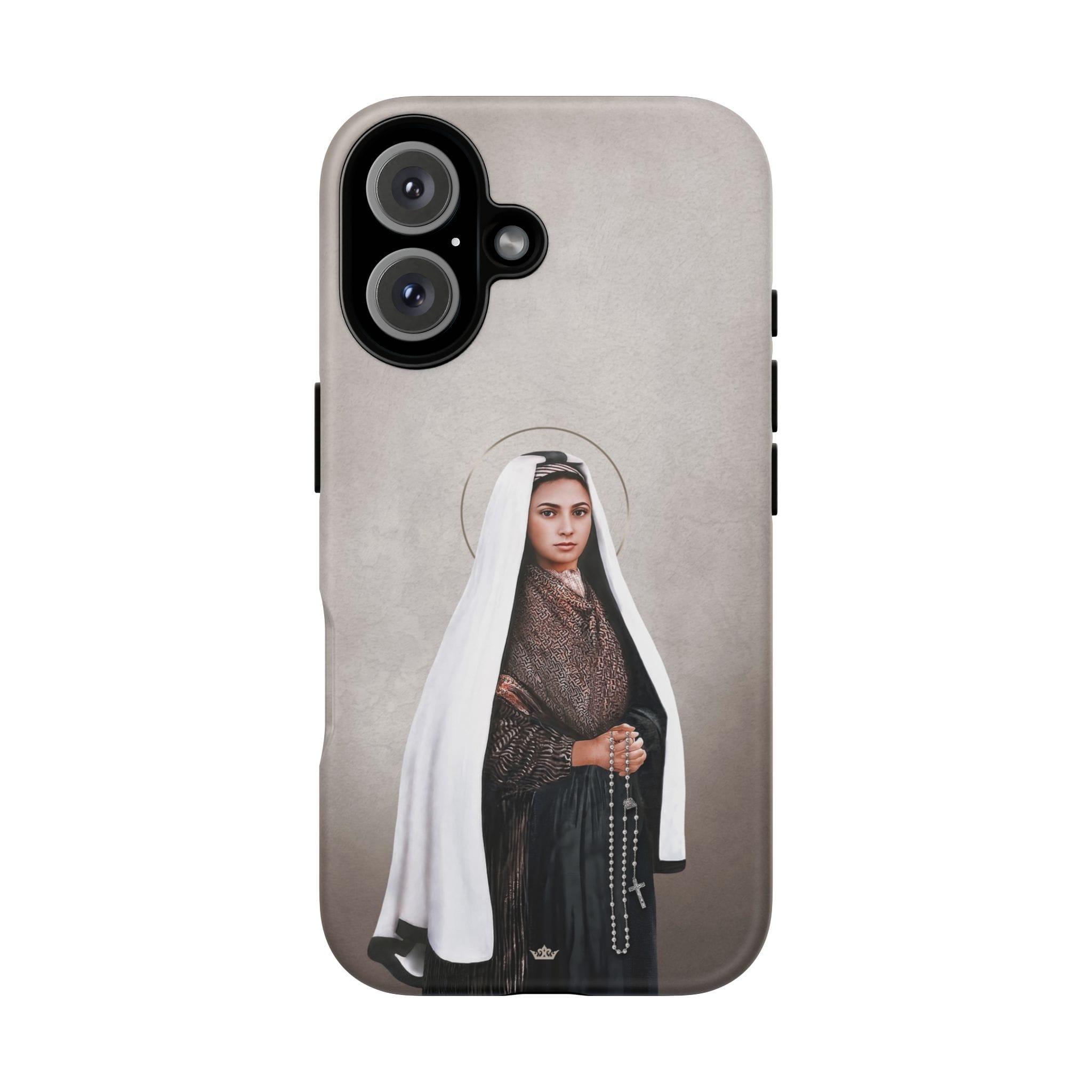 St. Bernadette Hard Phone Case (Light) Copyright VENXARA