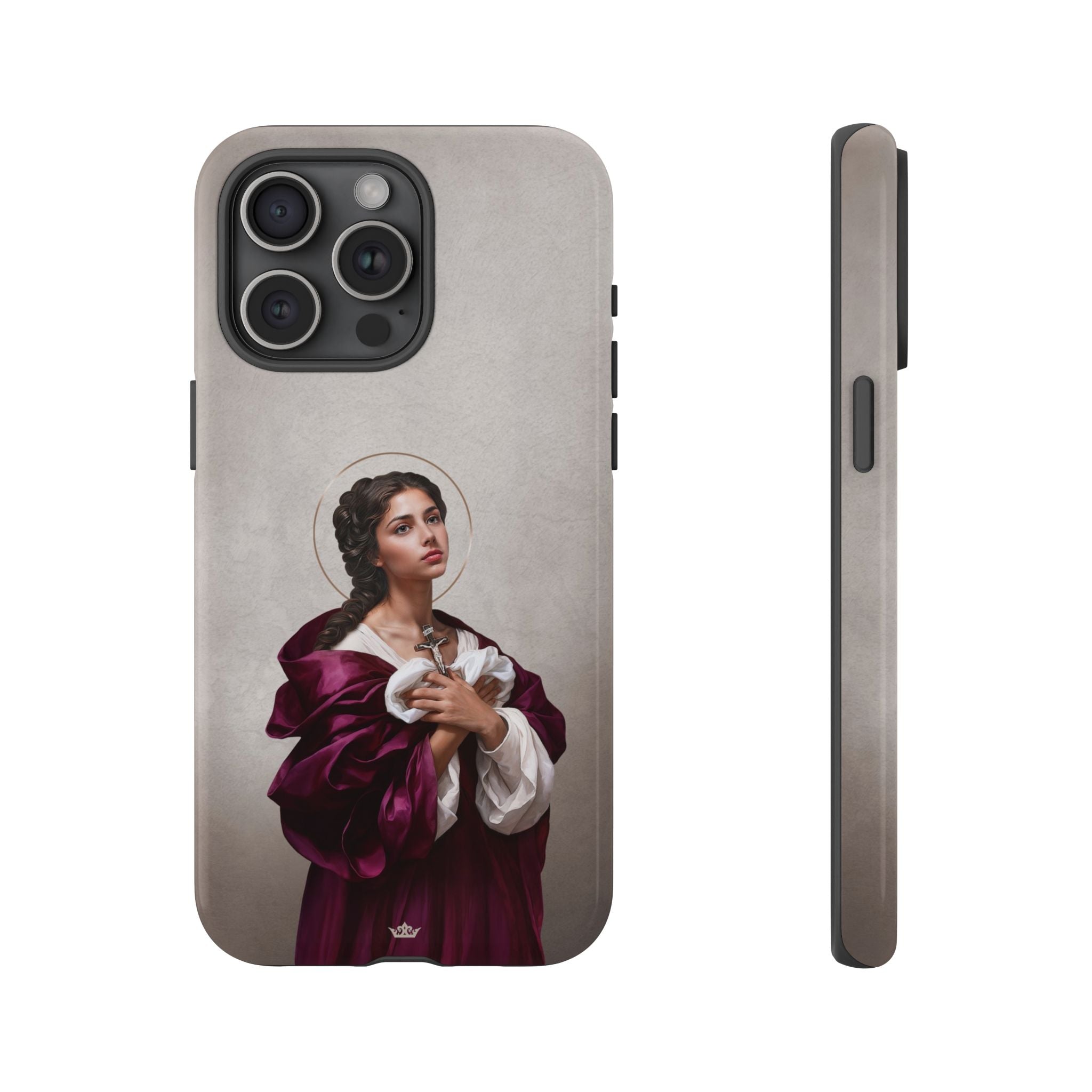 St. Agatha Hard Phone Case (Light)
