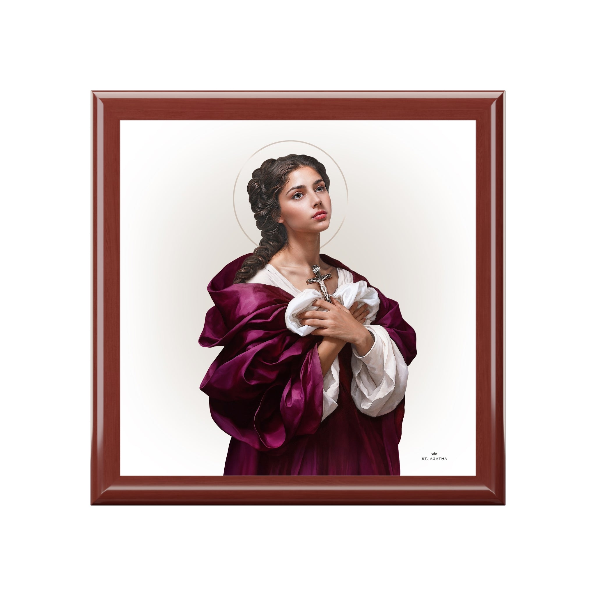 St. Agatha Keepsake Box
