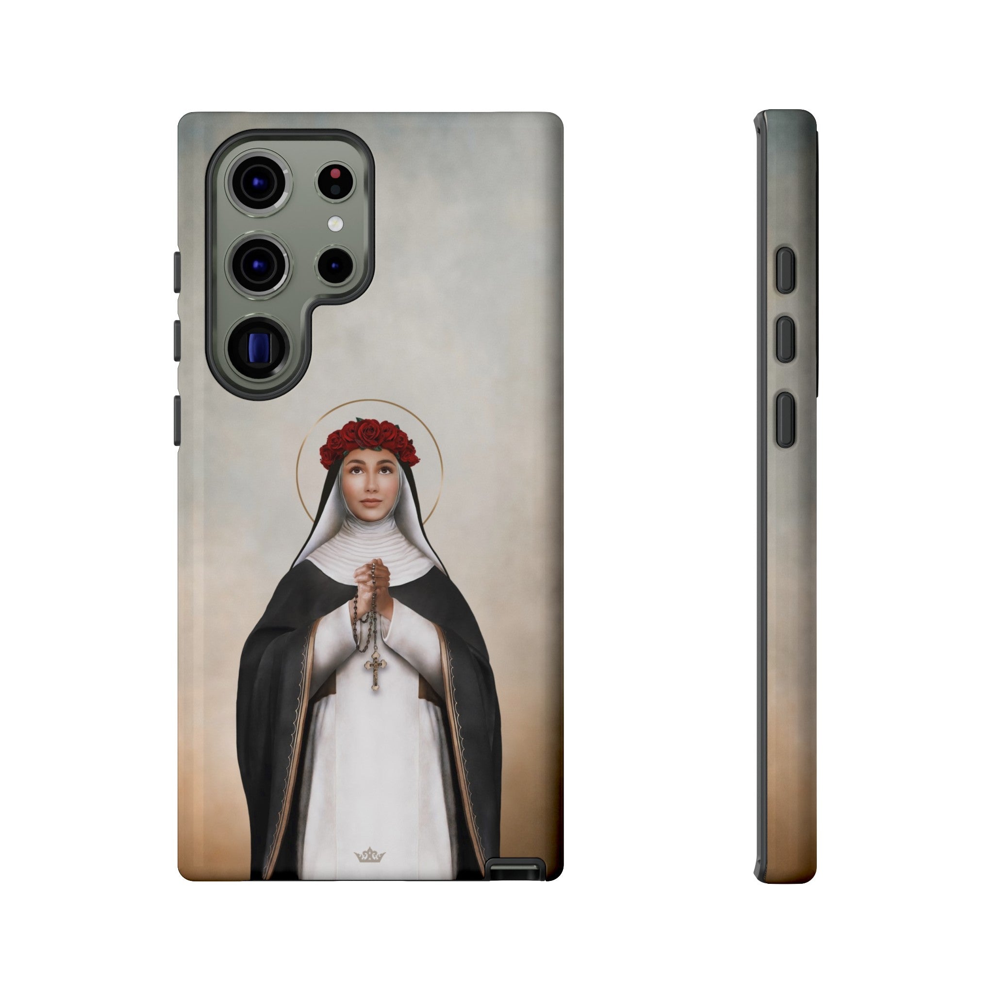 St. Rose of Lima Hard Phone Case (Light)