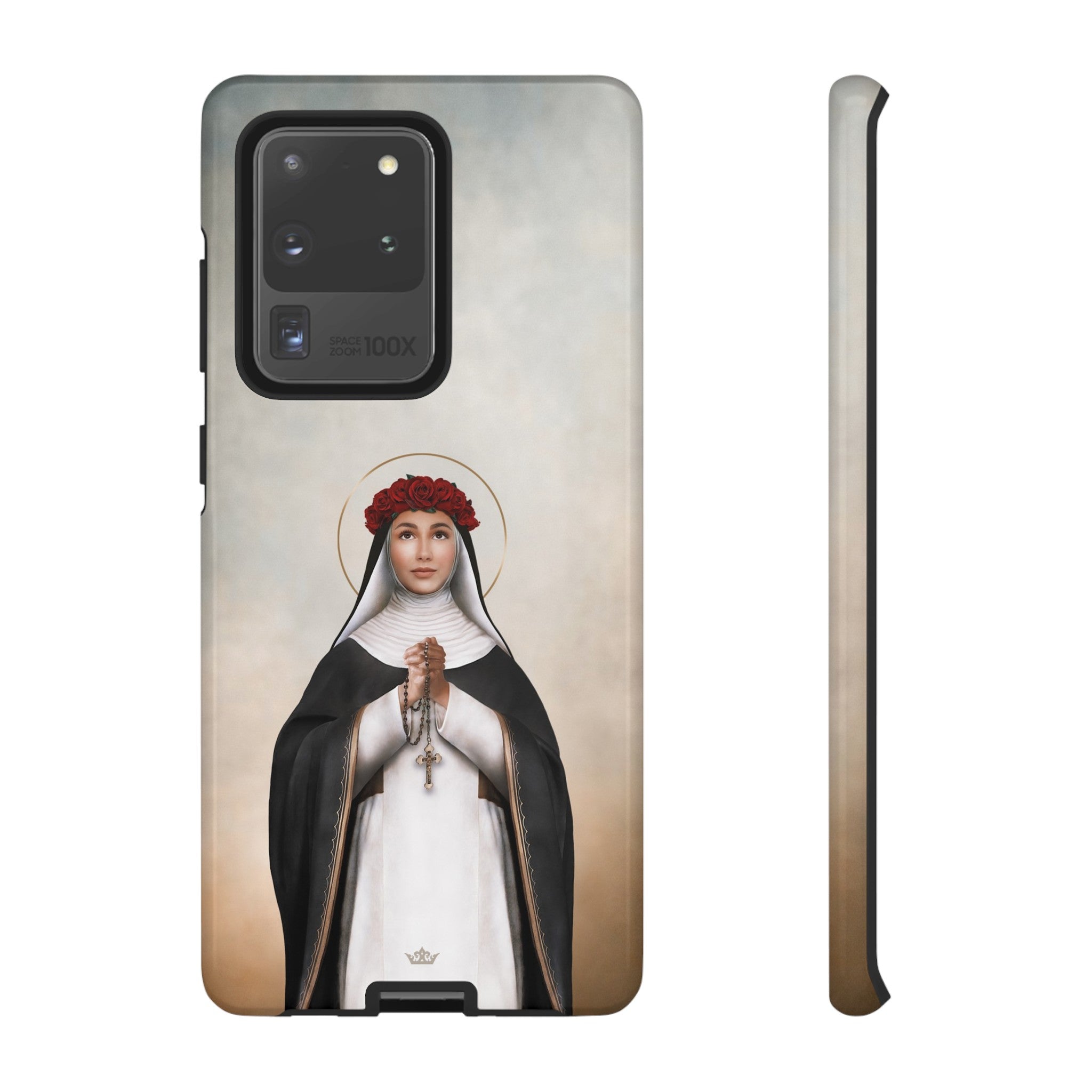 St. Rose of Lima Hard Phone Case (Light)