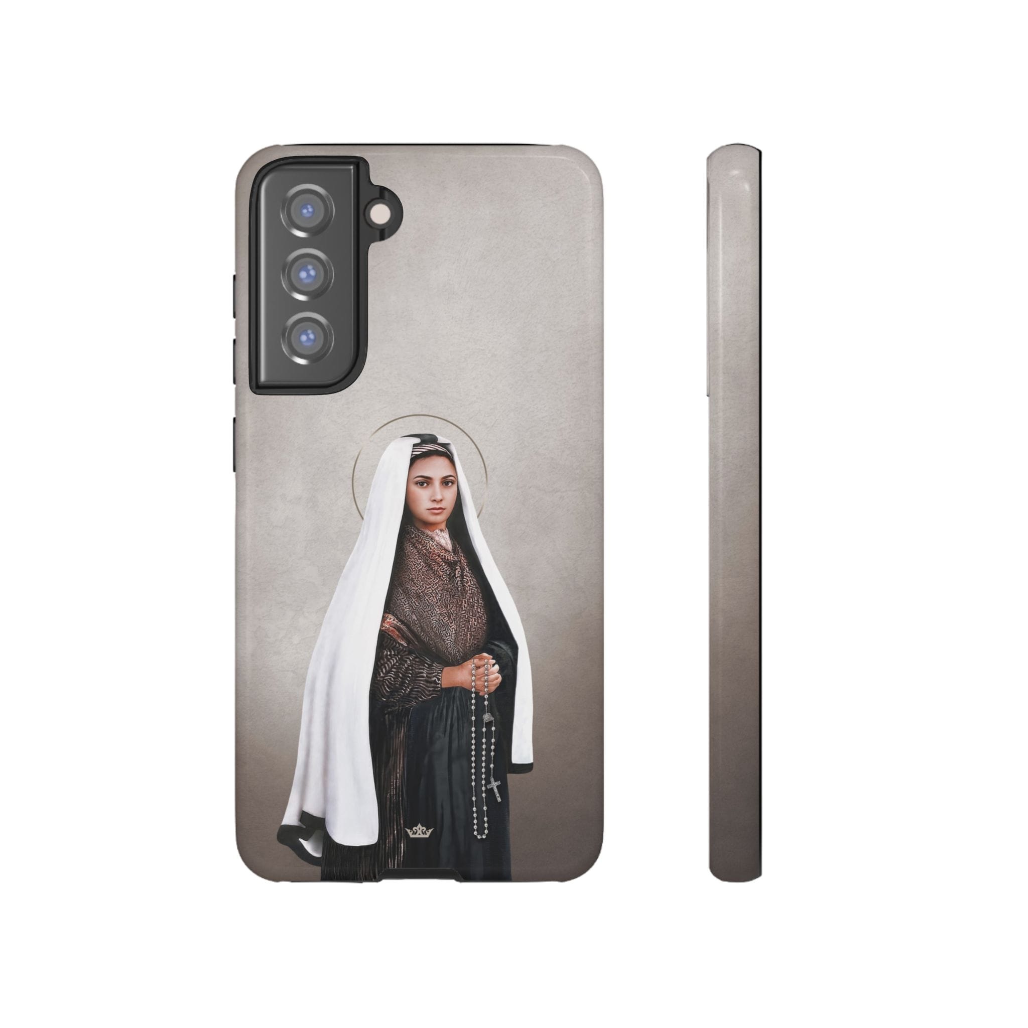 St. Bernadette Hard Phone Case (Light) Copyright VENXARA