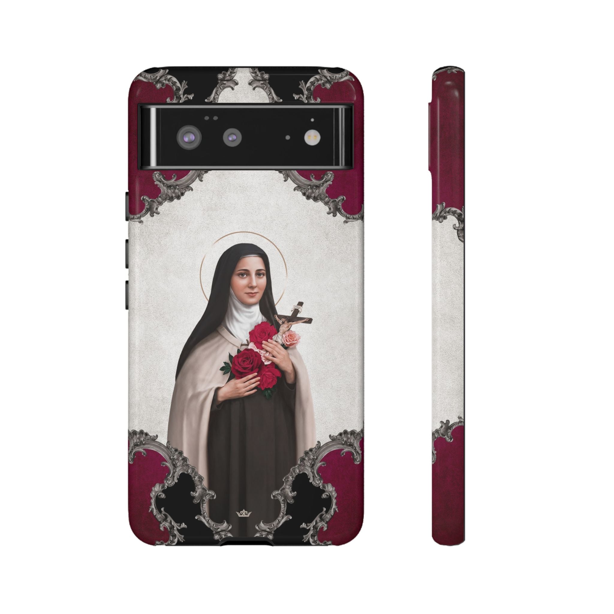 St. Therese of Lisieux Hard Phone Case (Baroque)