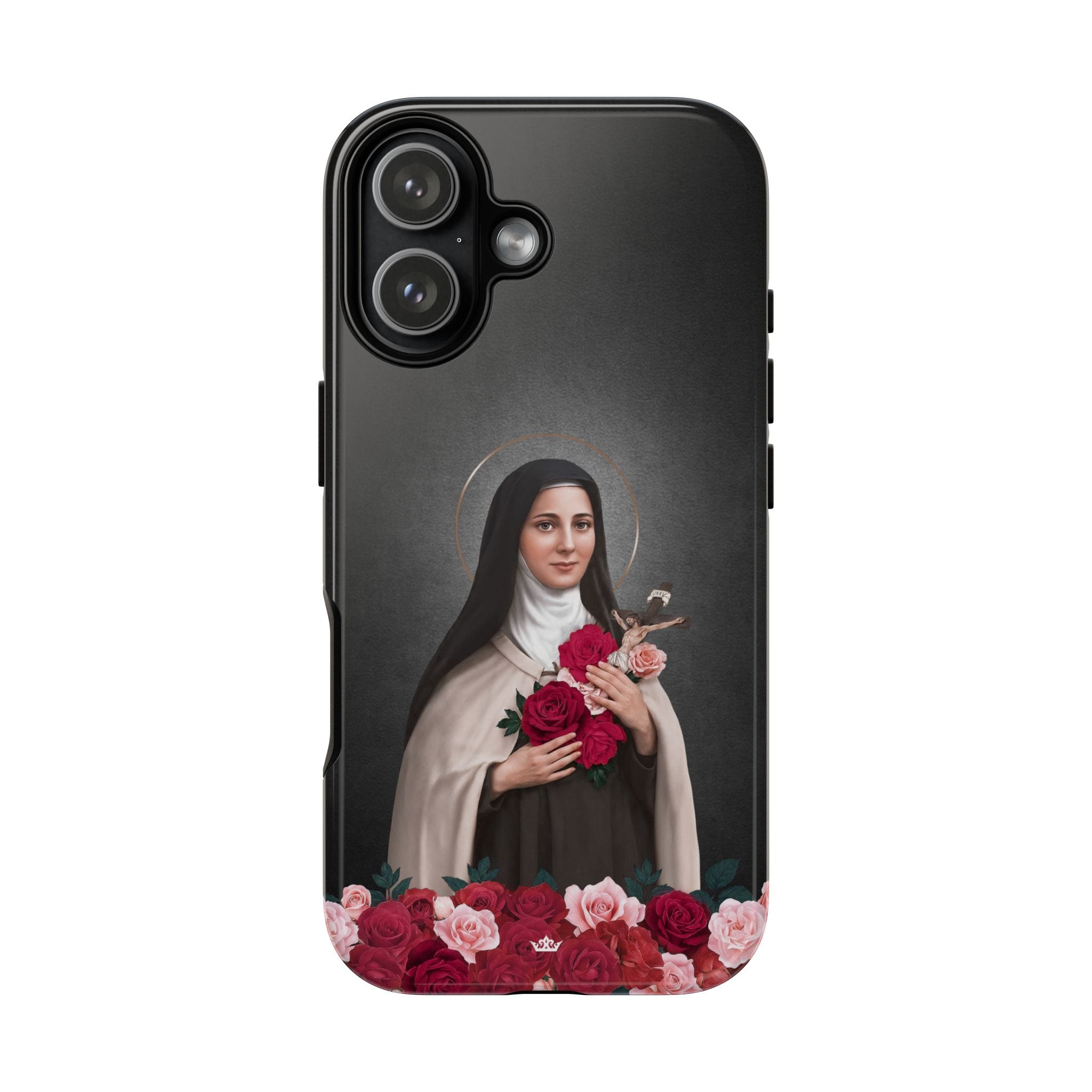St. Therese of Lisieux Hard Phone Case (Dark) Copyright VENXARA