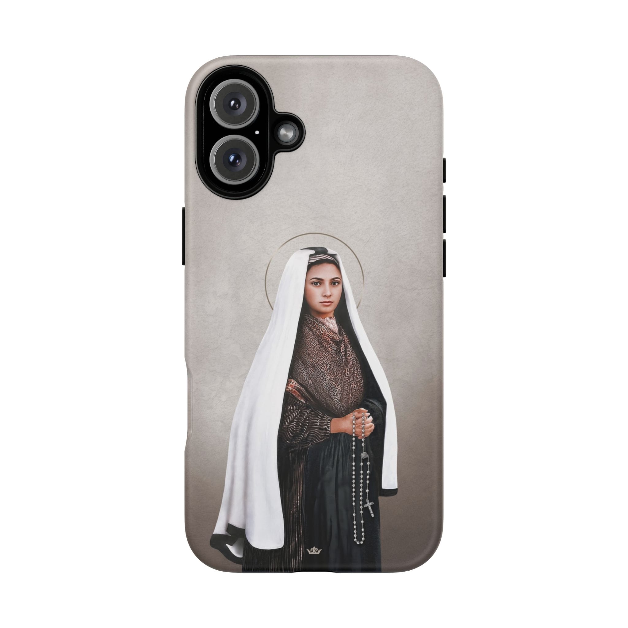 St. Bernadette Hard Phone Case (Light) Copyright VENXARA