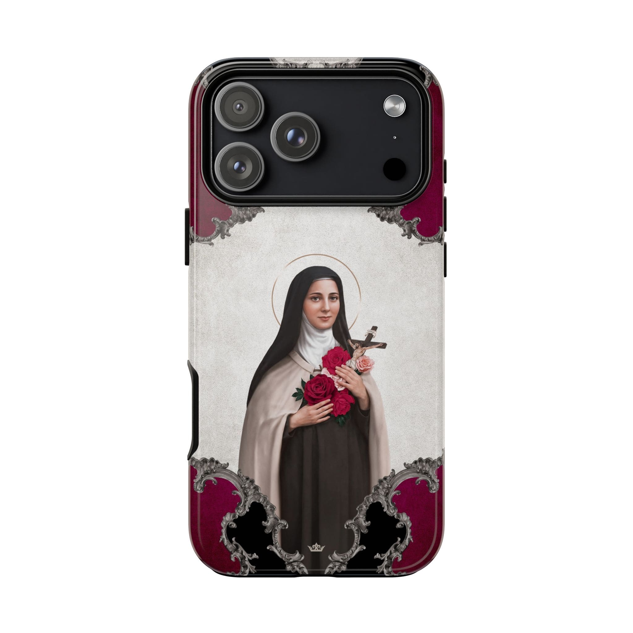 St. Therese of Lisieux Hard Phone Case (Baroque) Copyright VENXARA