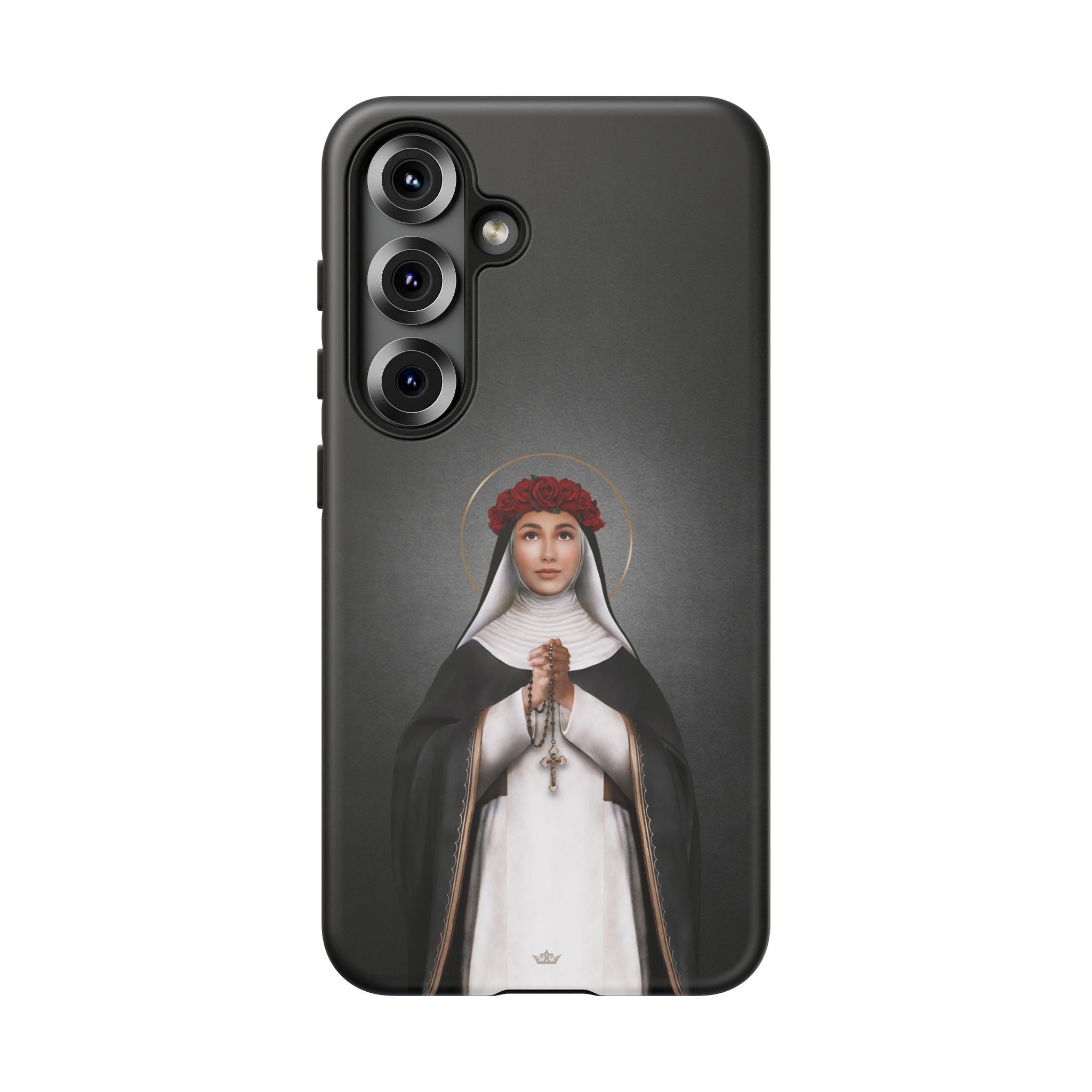 St. Rose of Lima Hard Phone Case (Dark)
