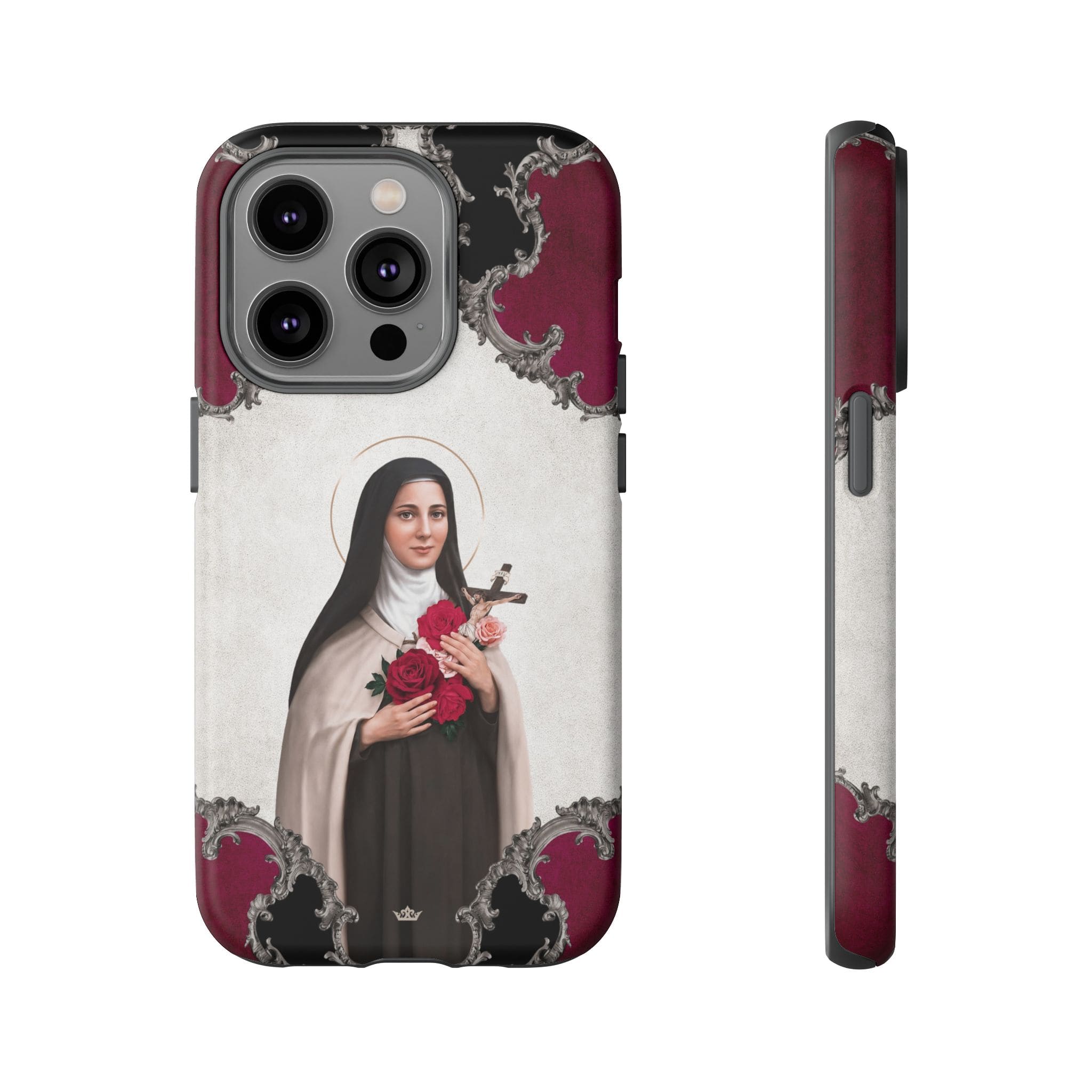 St. Therese of Lisieux Hard Phone Case (Baroque) Copyright VENXARA