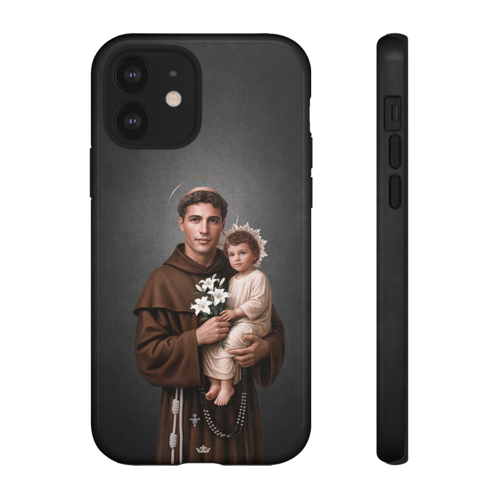 St. Anthony of Padua Hard Phone Case (Dark)