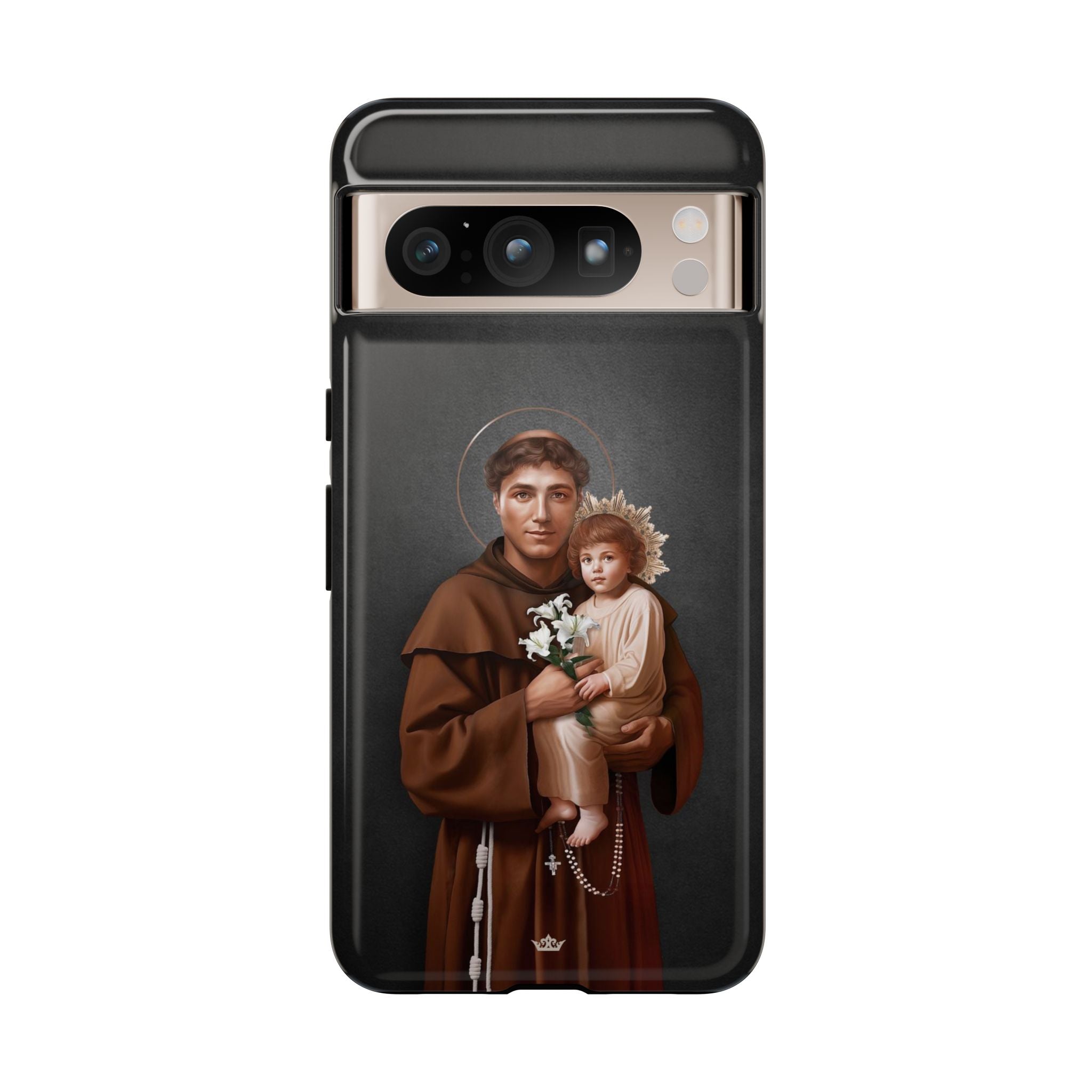 St. Anthony of Padua Hard Phone Case (Dark)