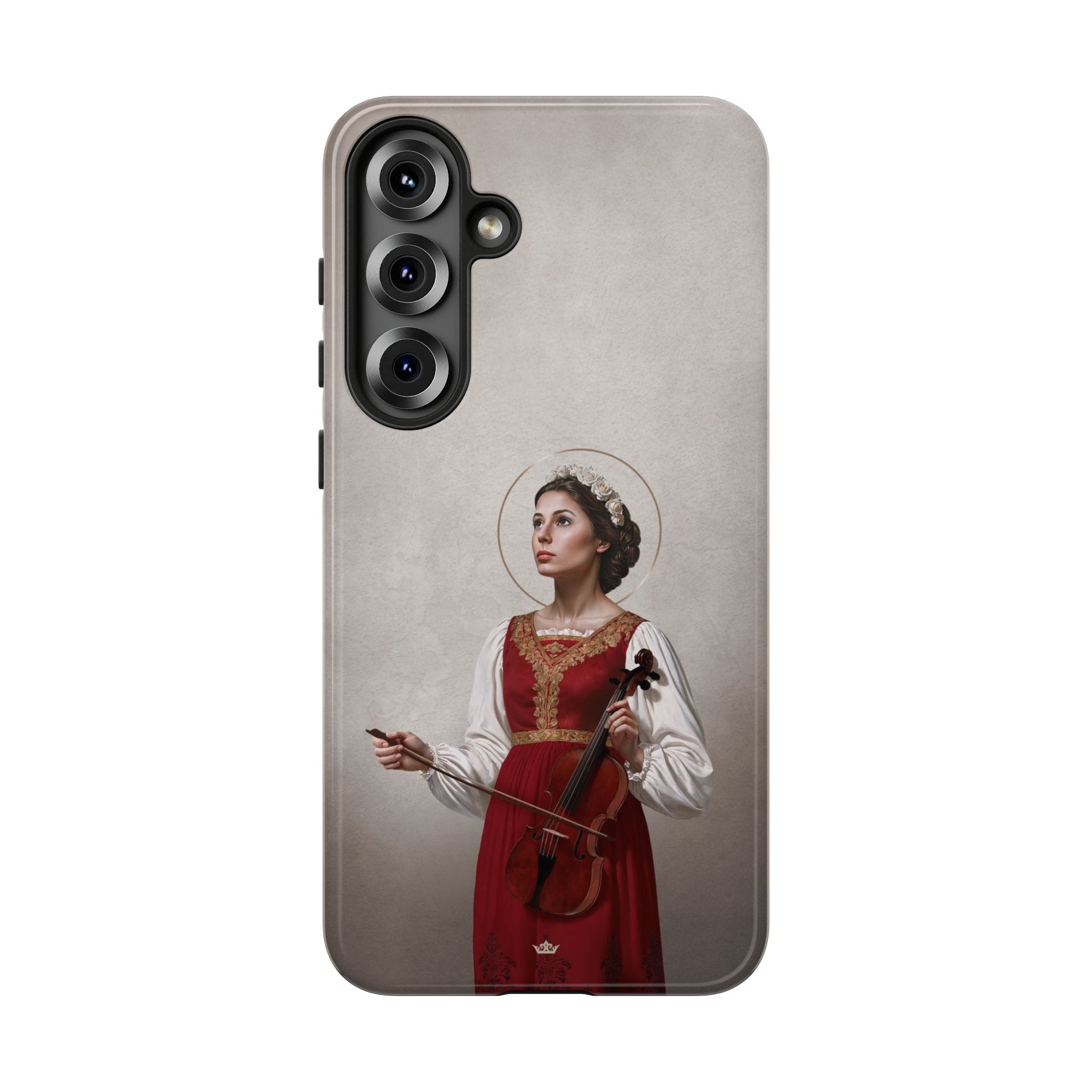 St. Cecilia Hard Phone Case (Light) Copyright VENXARA