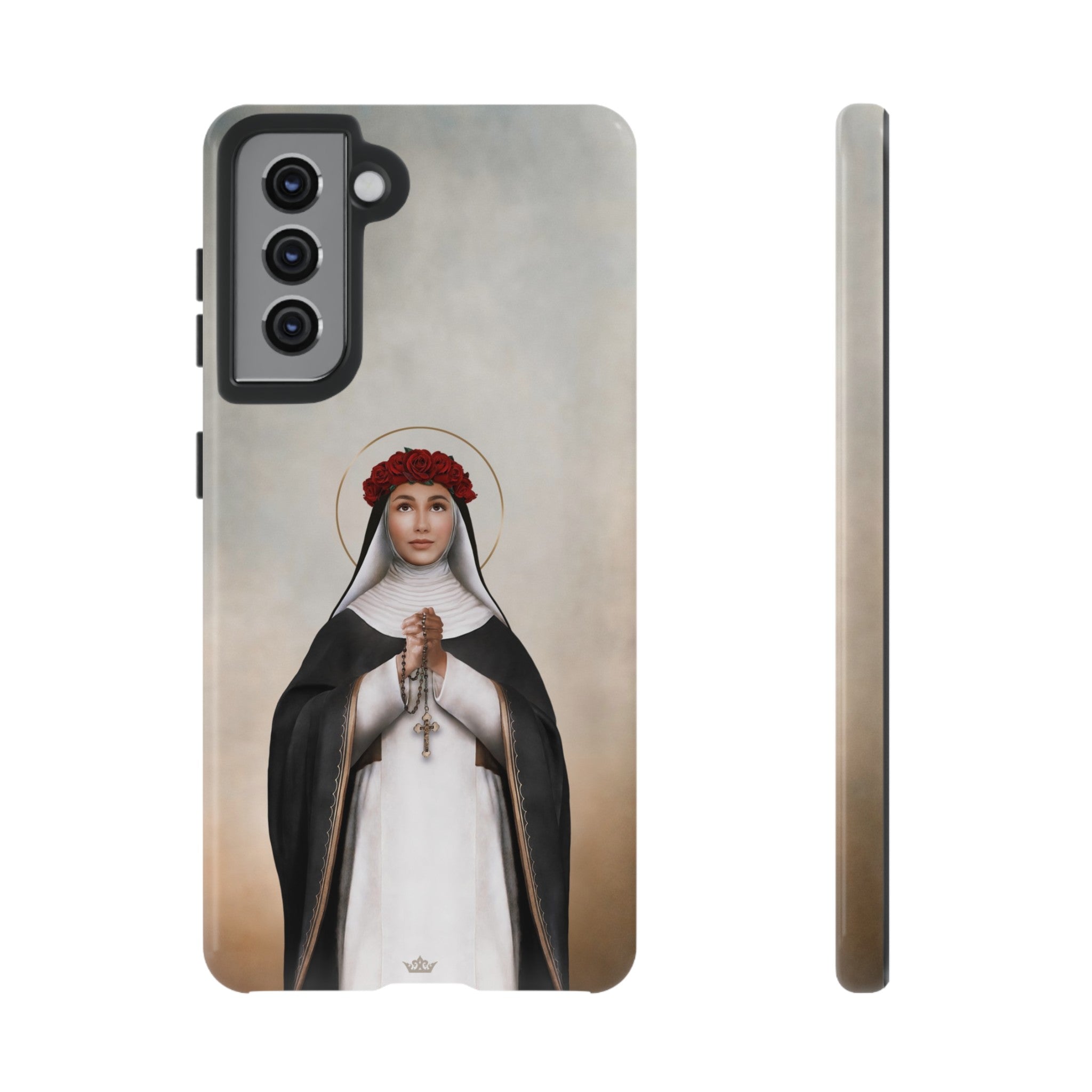 St. Rose of Lima Hard Phone Case (Light)