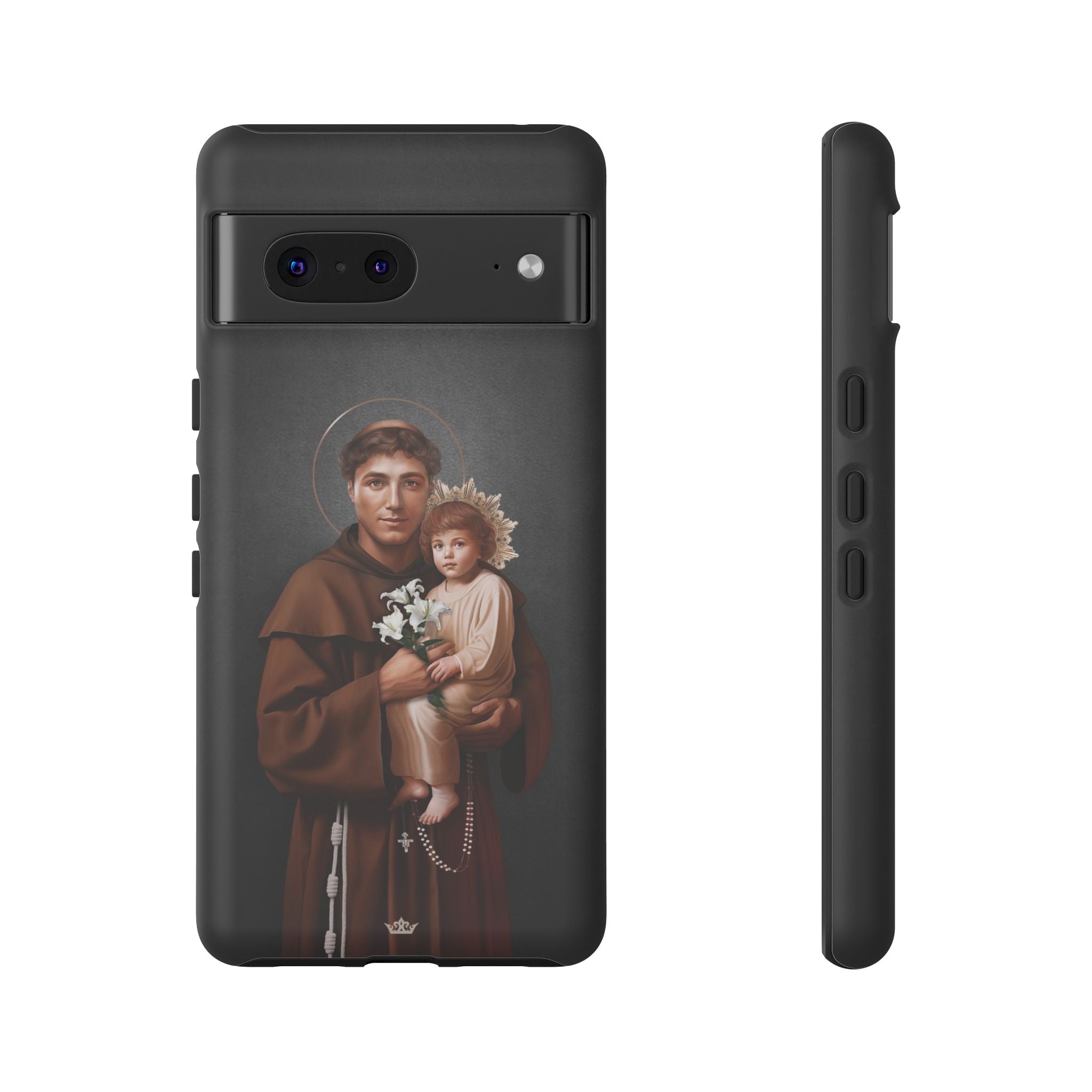 St. Anthony of Padua Hard Phone Case (Dark)
