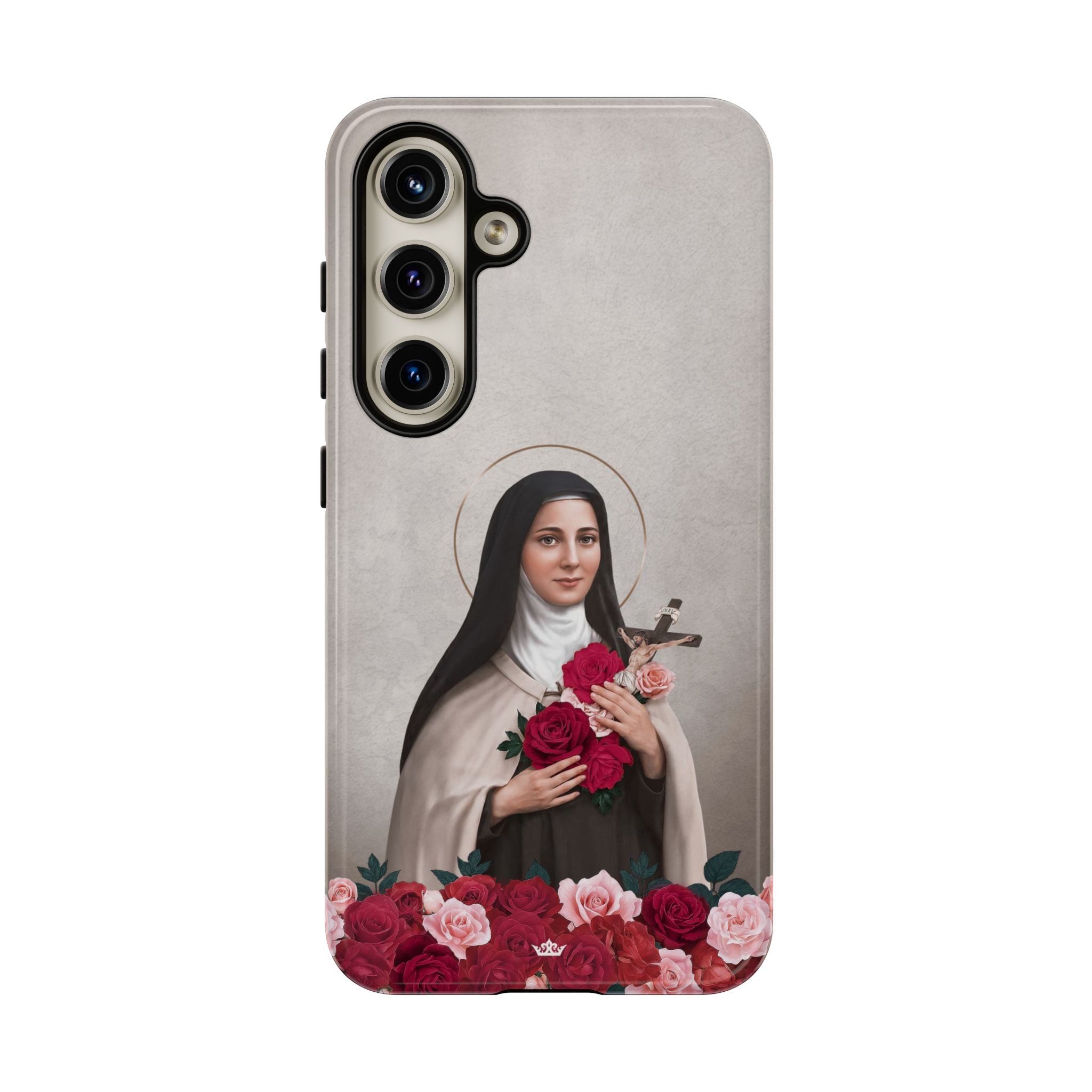St. Therese of Lisieux Hard Phone Case (Light) Copyright VENXARA