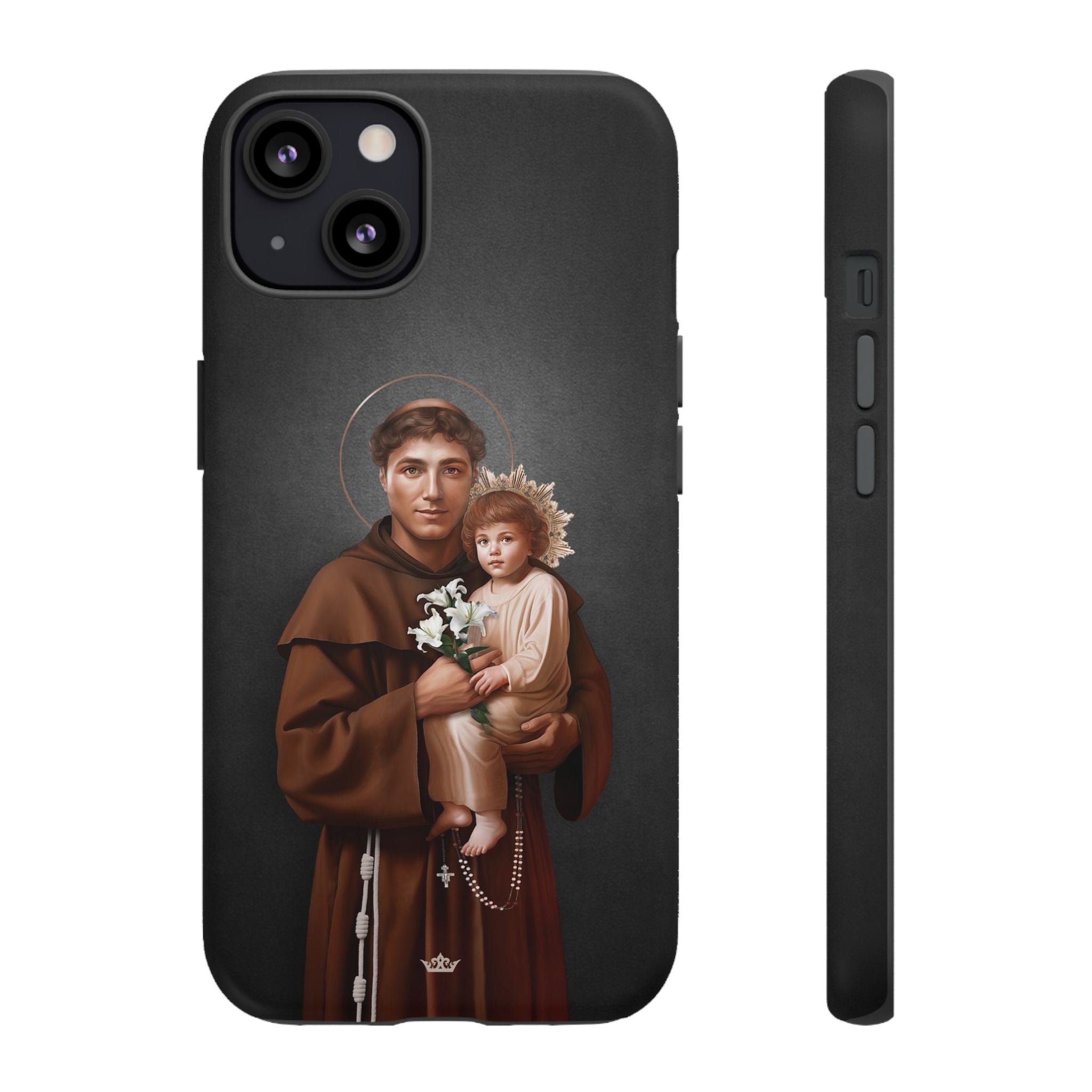 St. Anthony of Padua Hard Phone Case (Dark)