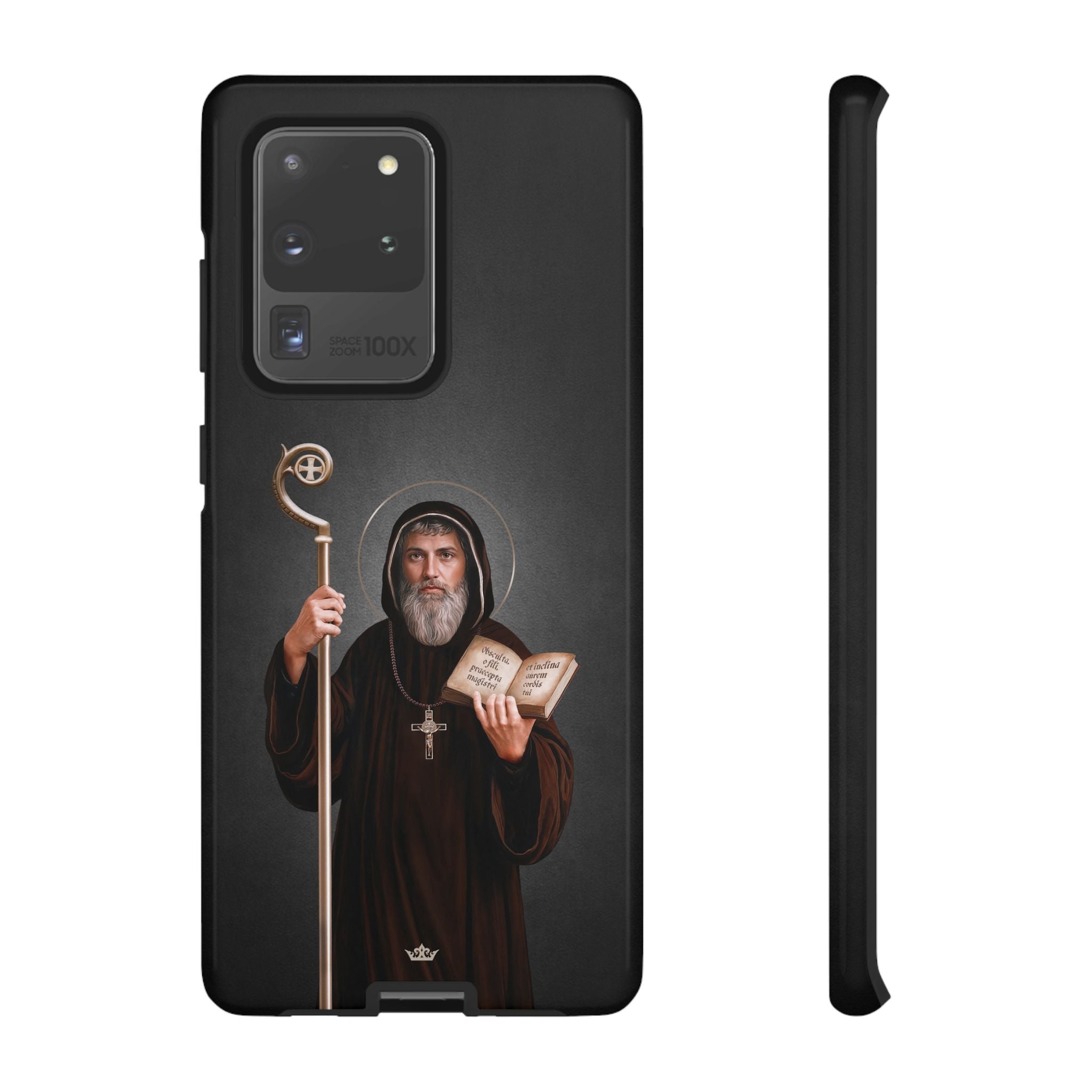 St. Benedict Hard Phone Case (Dark)