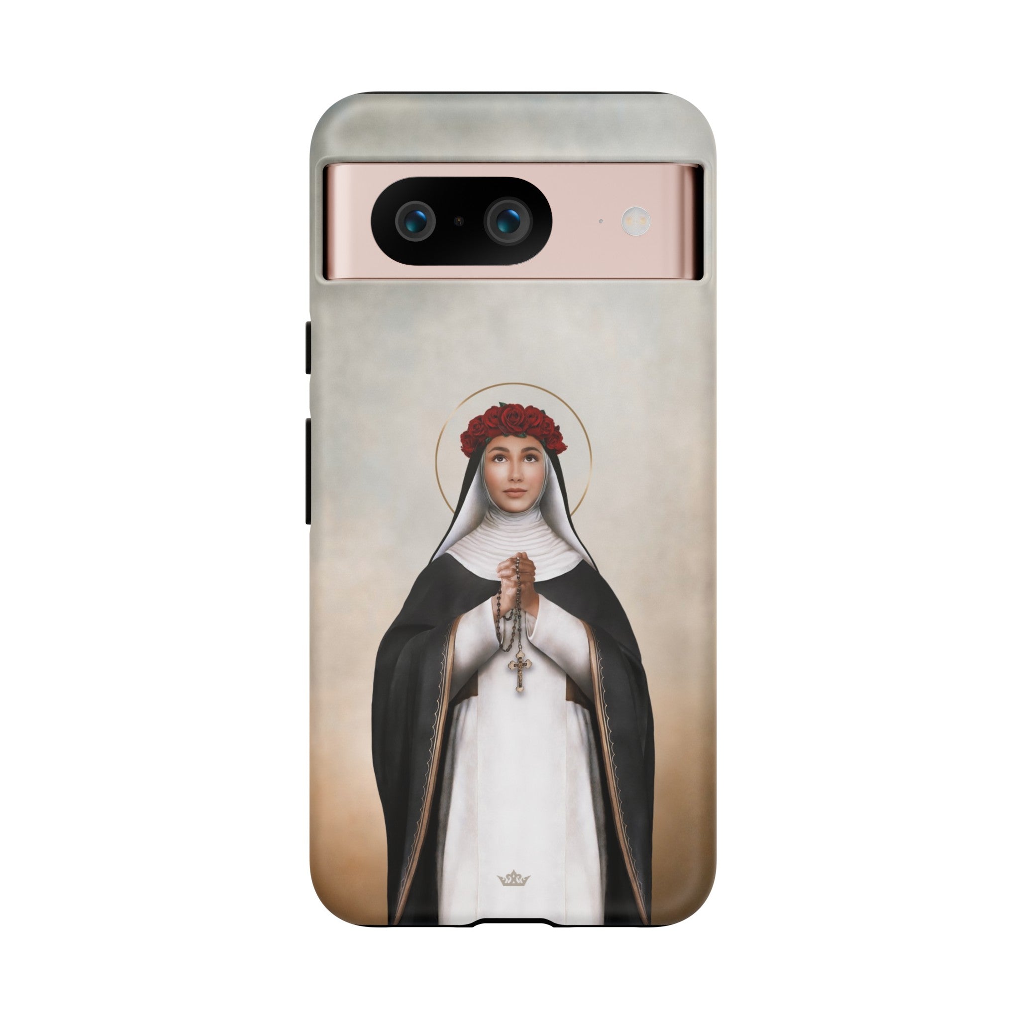 St. Rose of Lima Hard Phone Case (Light)