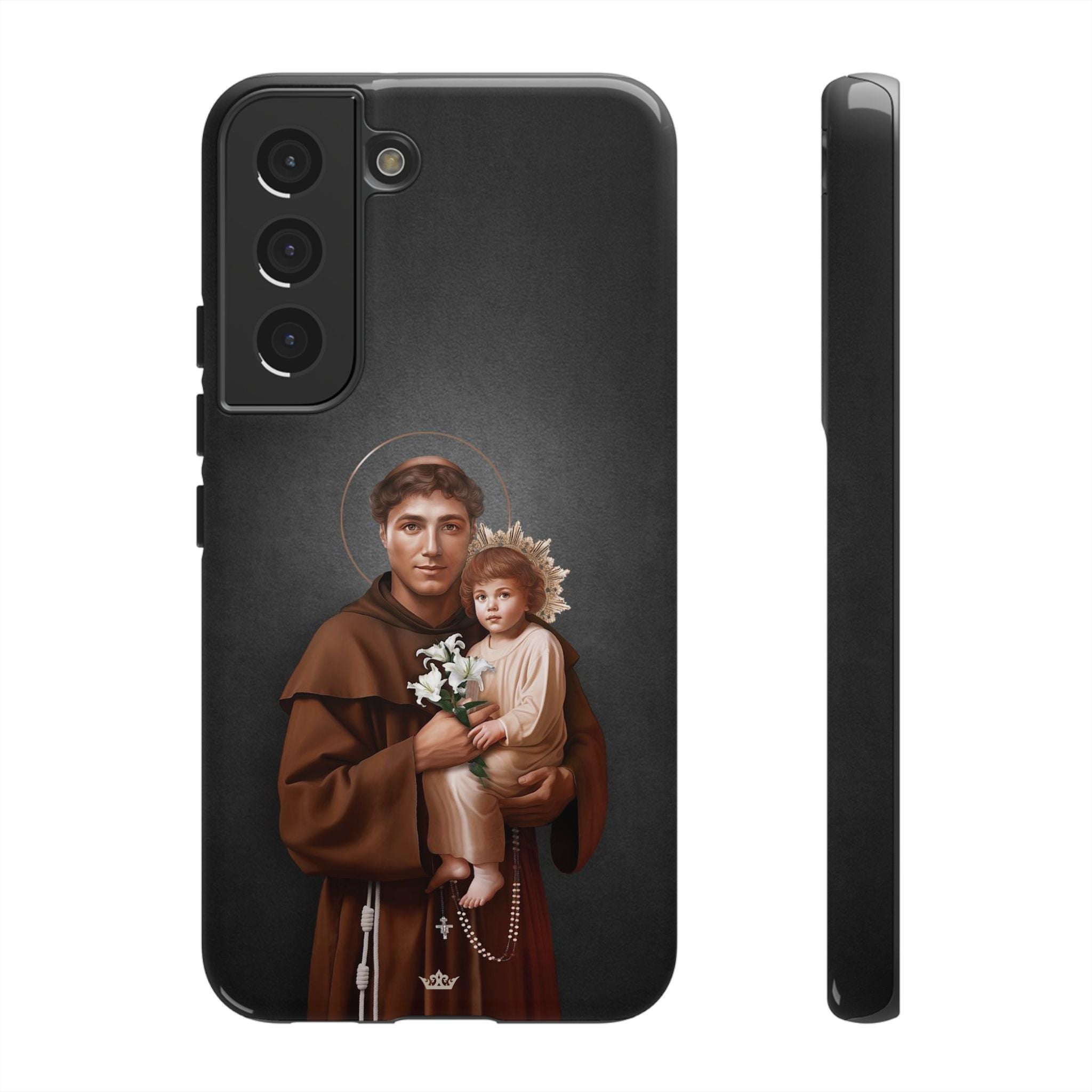 St. Anthony of Padua Hard Phone Case (Dark)