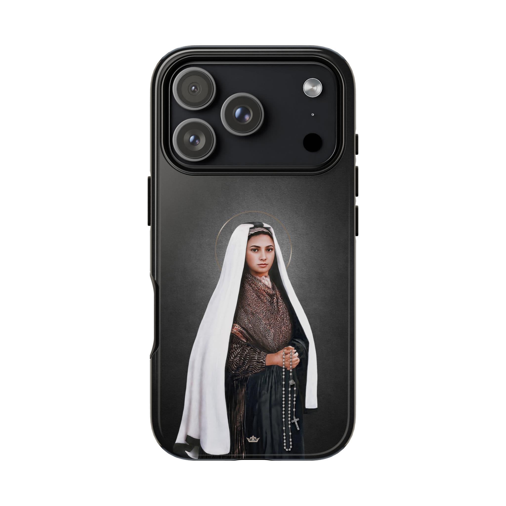 St. Bernadette Hard Phone Case (Dark) Copyright VENXARA