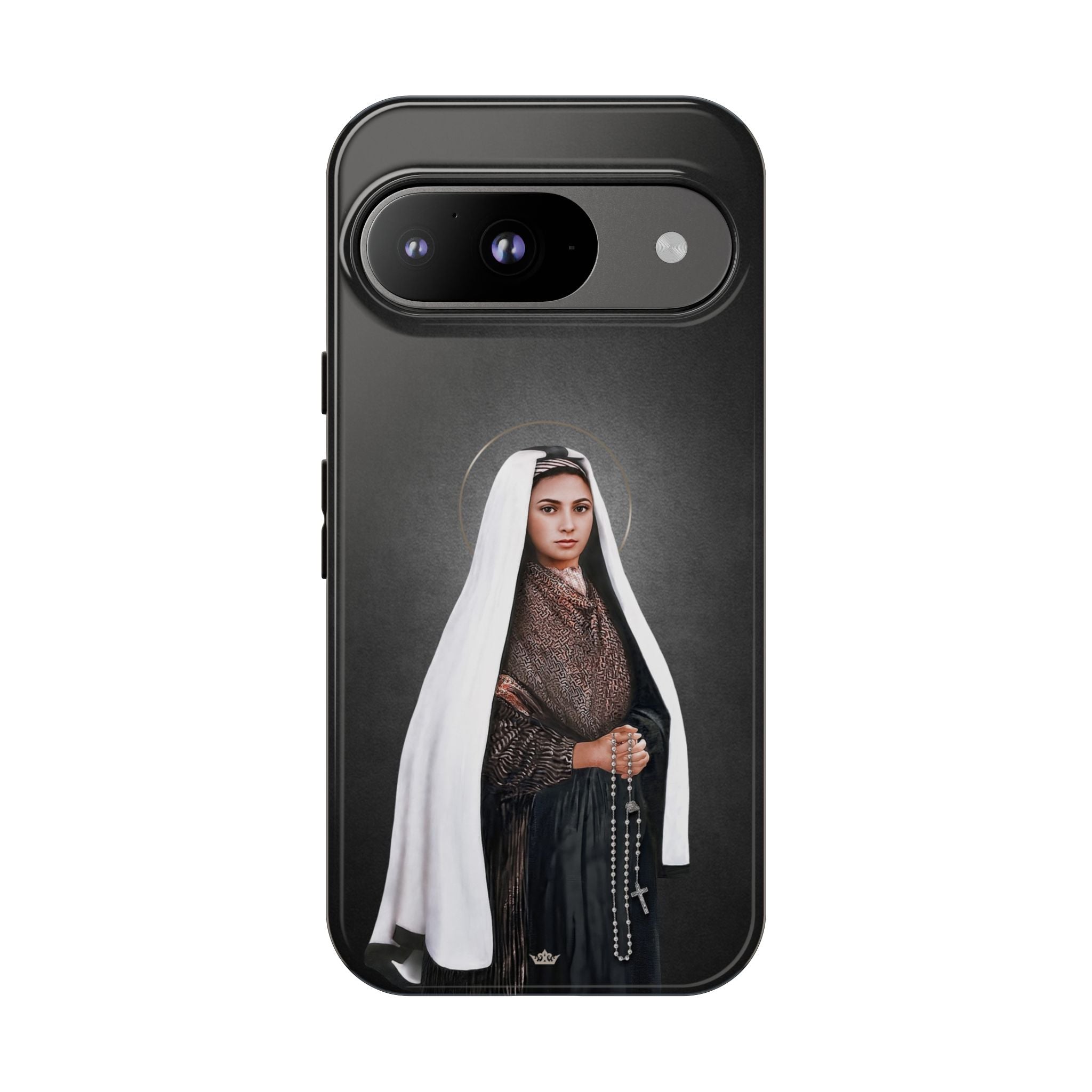 St. Bernadette Hard Phone Case (Dark) Copyright VENXARA