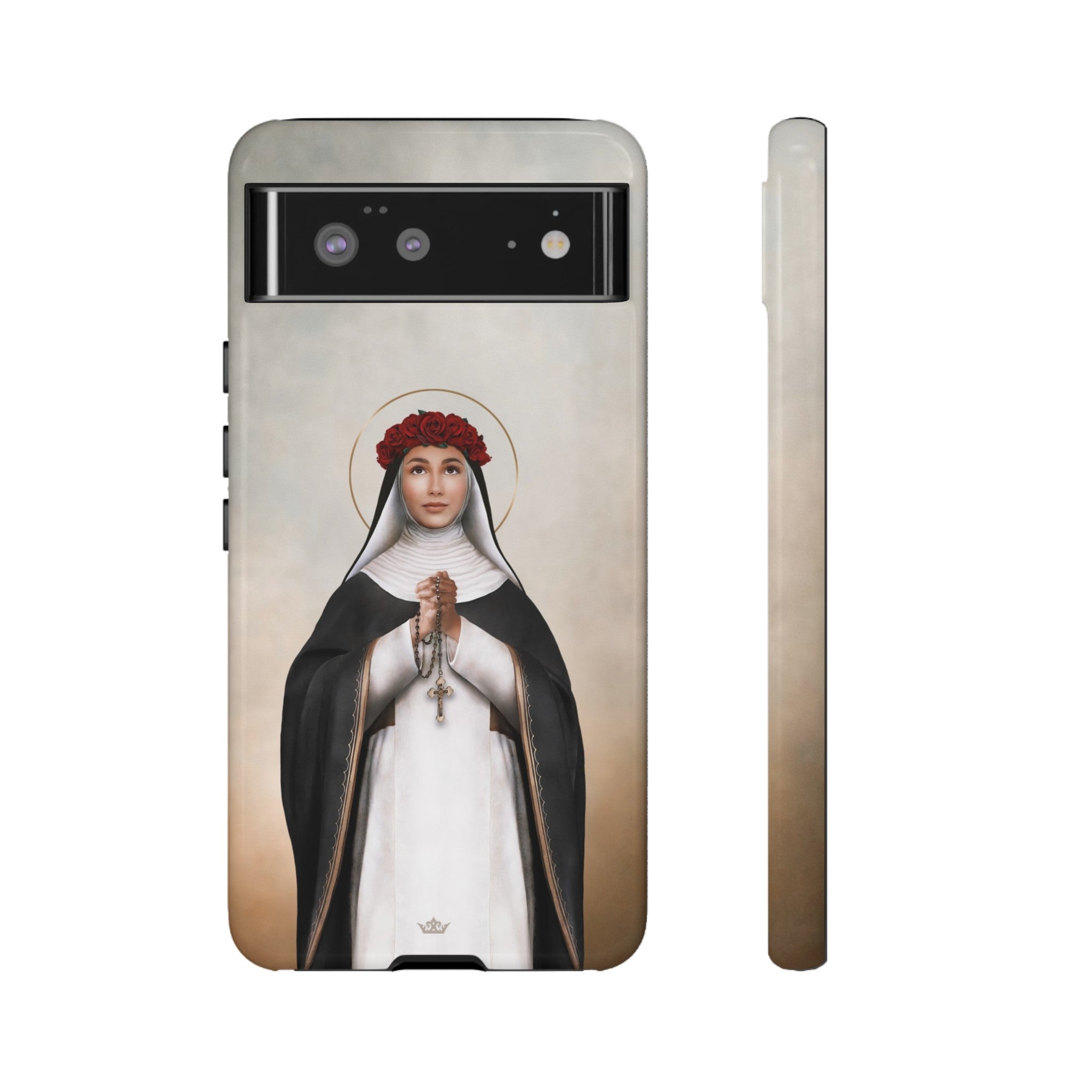 St. Rose of Lima Hard Phone Case (Light)