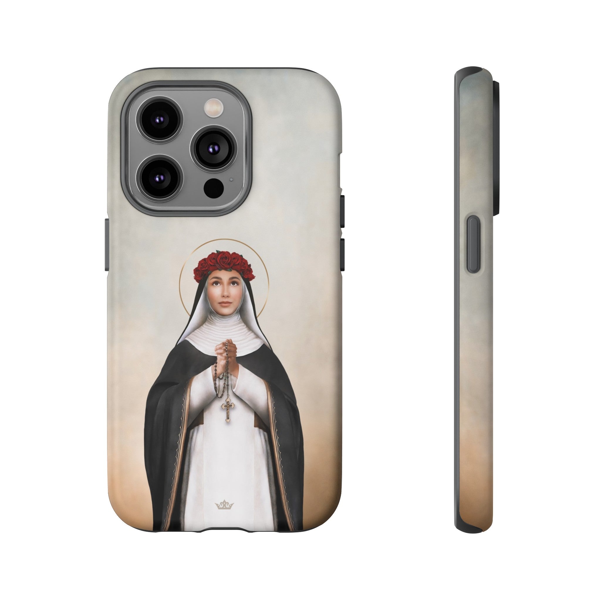 St. Rose of Lima Hard Phone Case (Light)