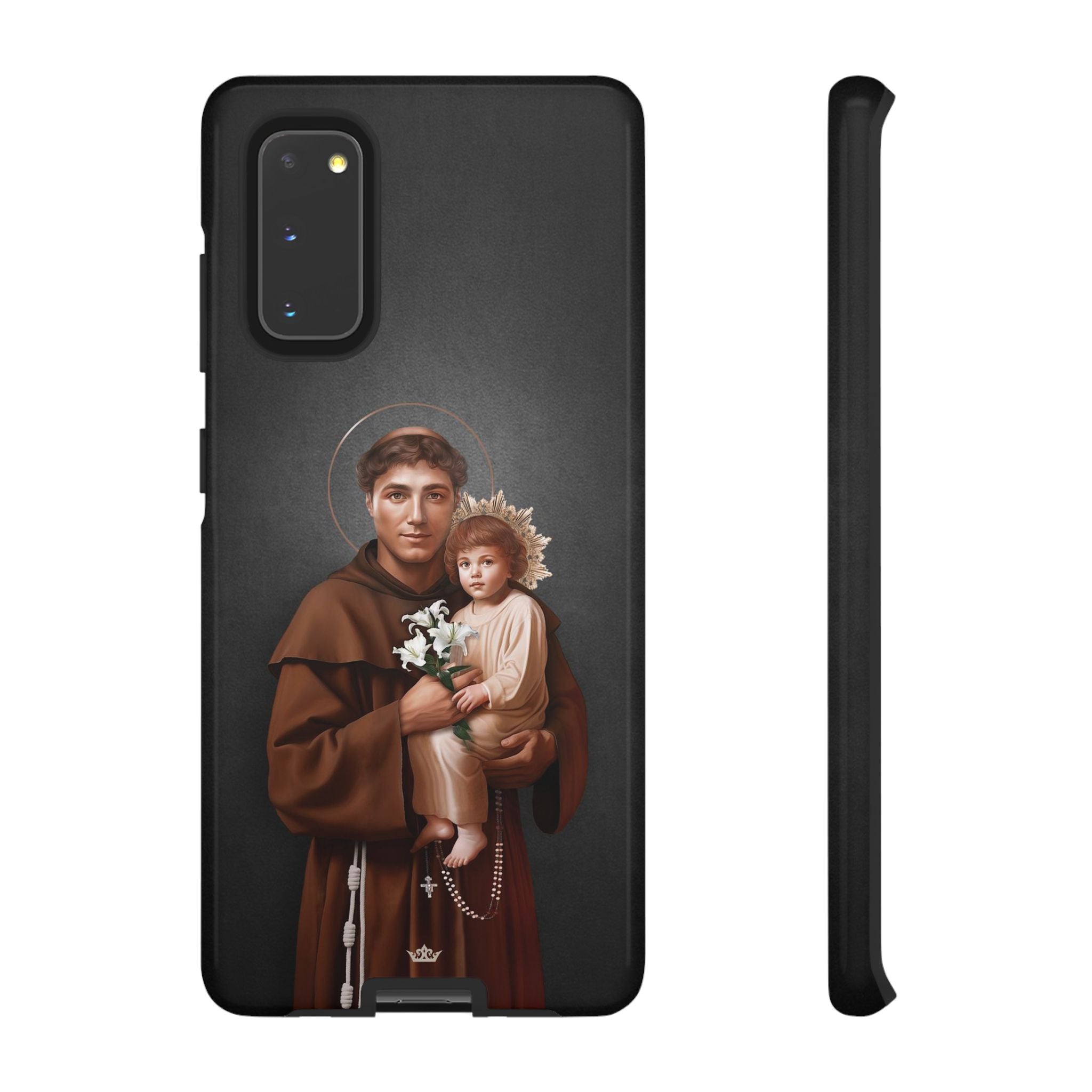 St. Anthony of Padua Hard Phone Case (Dark)