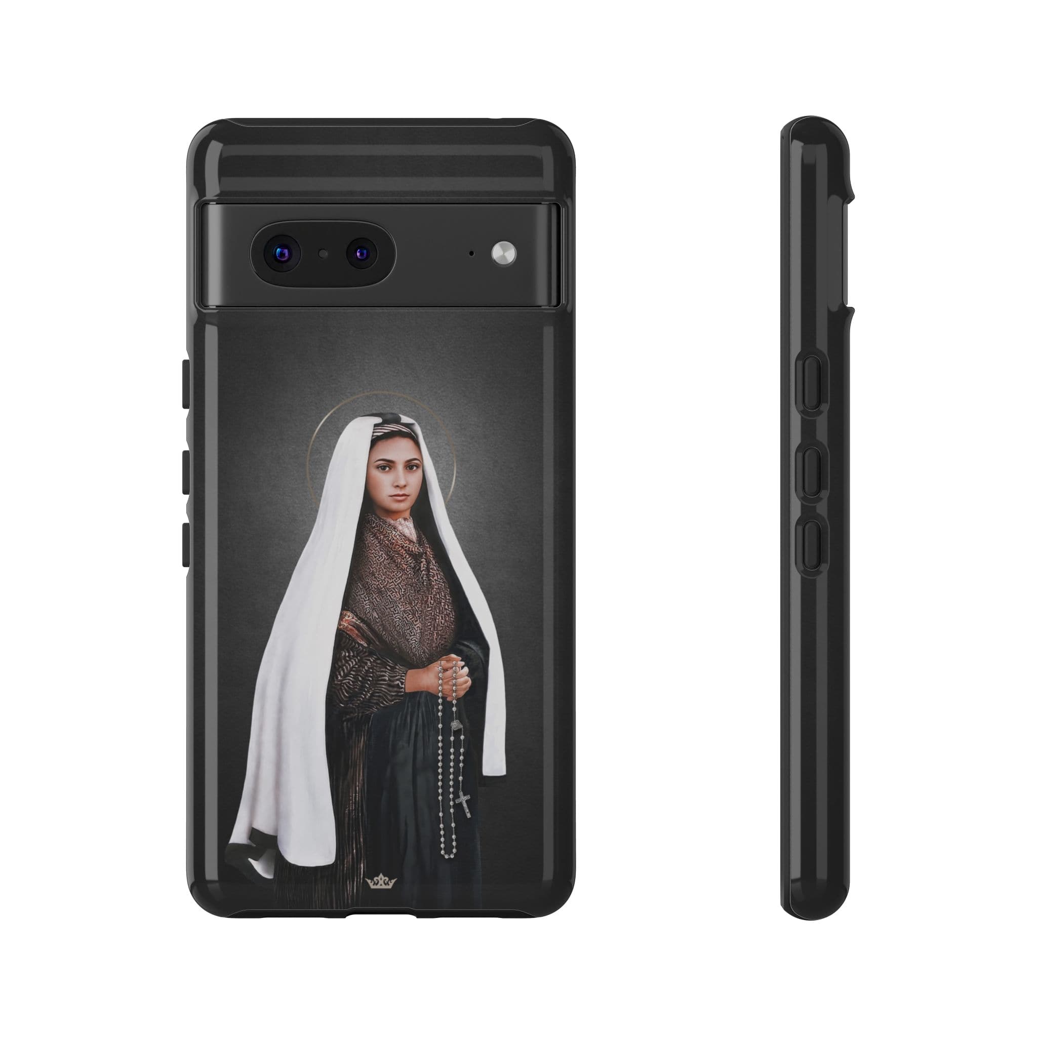 St. Bernadette Hard Phone Case (Dark) Copyright VENXARA