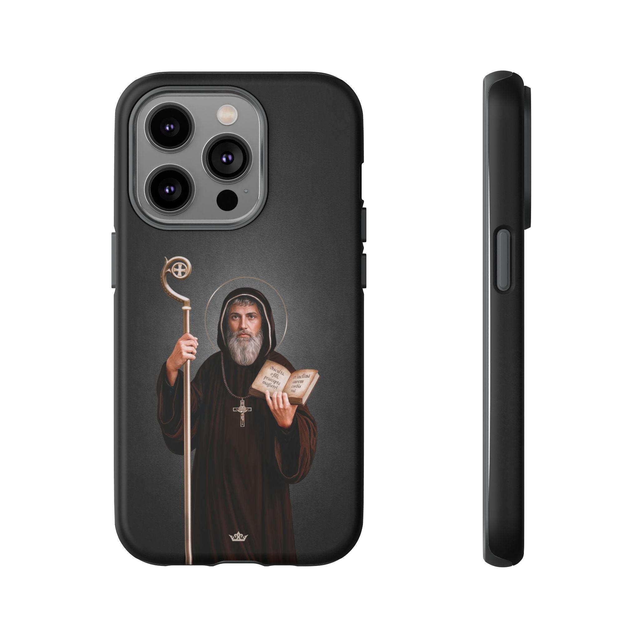 St. Benedict Hard Phone Case (Dark)
