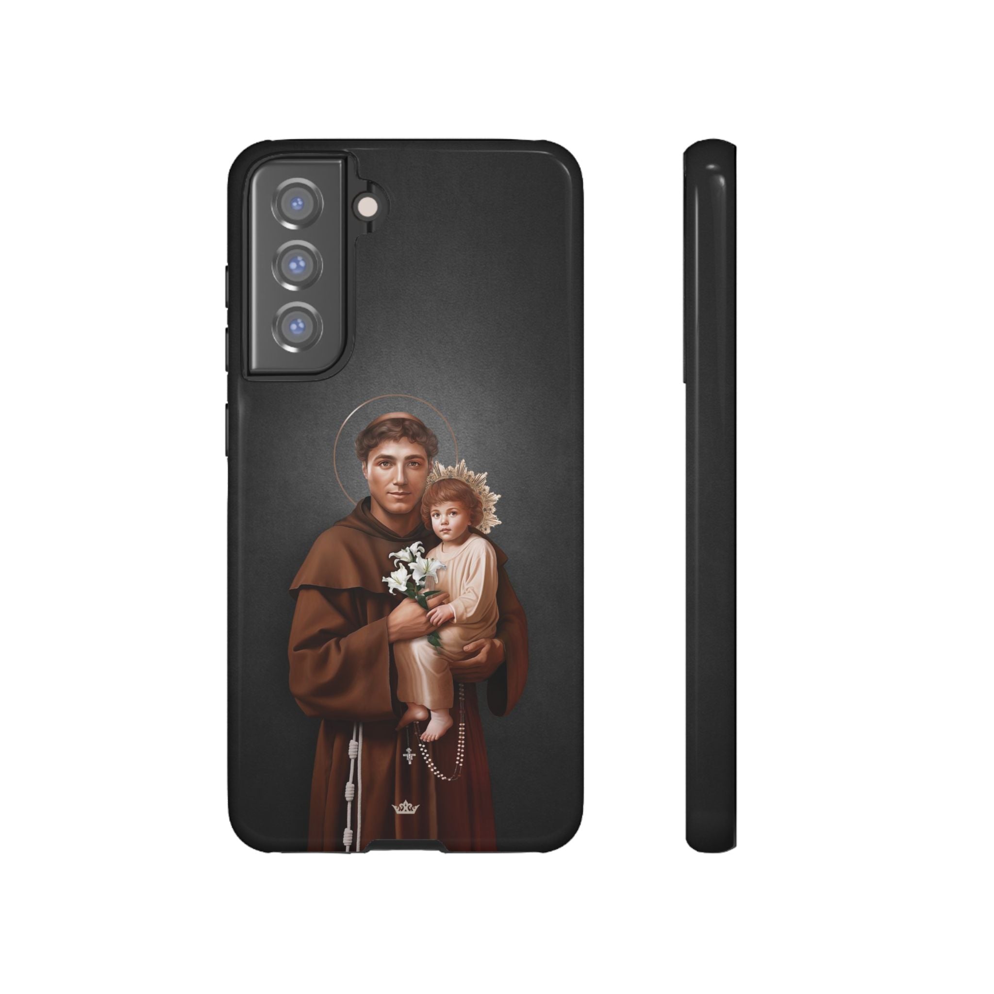 St. Anthony of Padua Hard Phone Case (Dark)