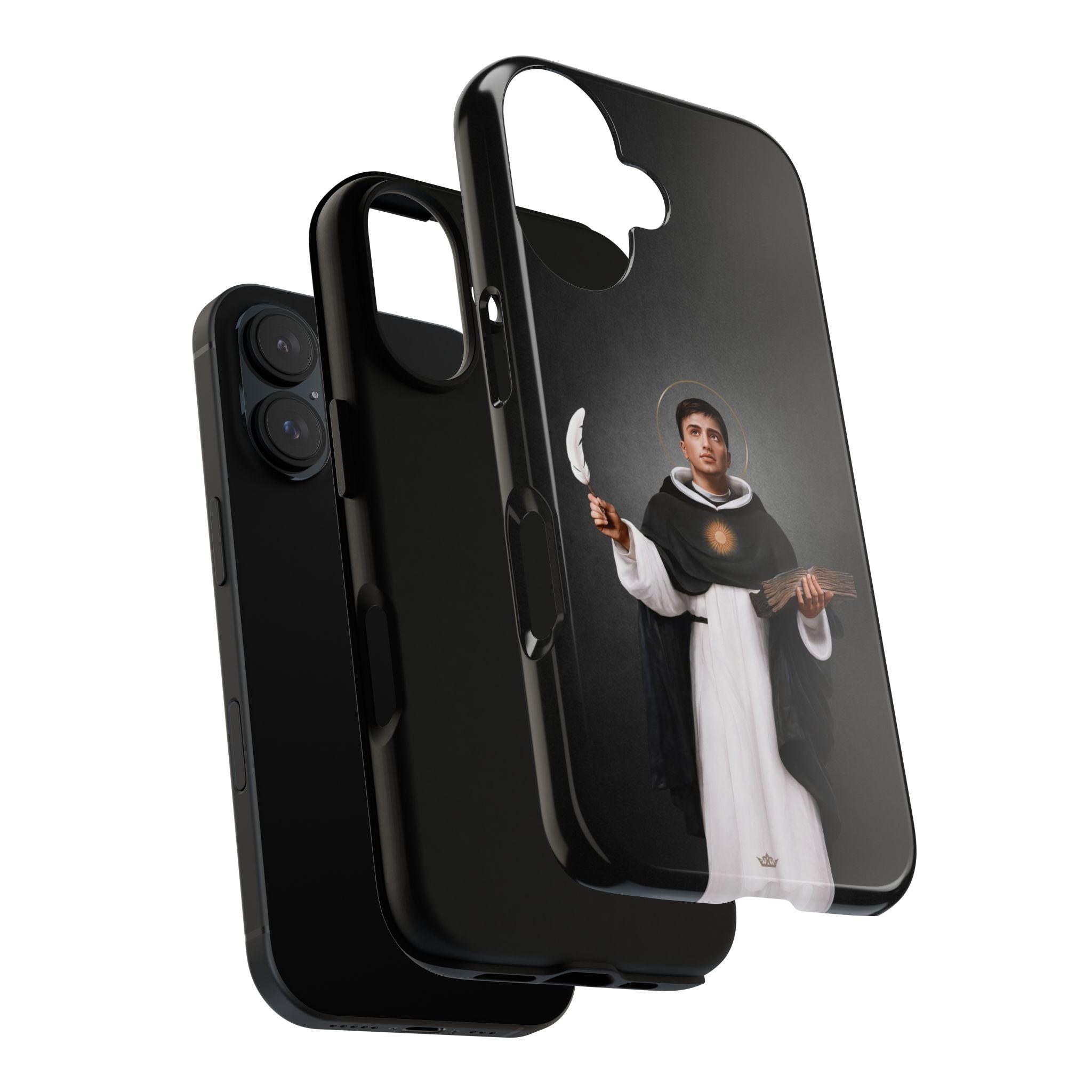 St. Thomas Aquinas Hard Phone Case (Dark)