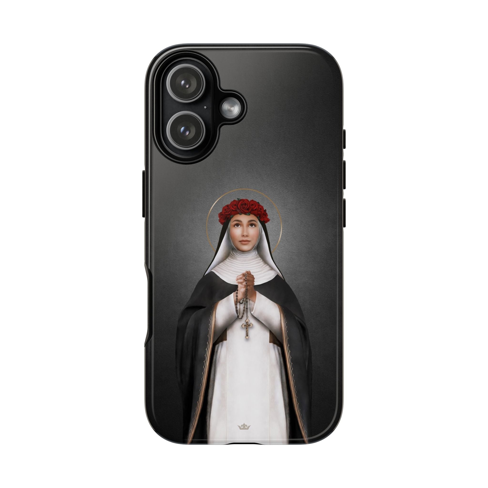 St. Rose of Lima Hard Phone Case (Dark)
