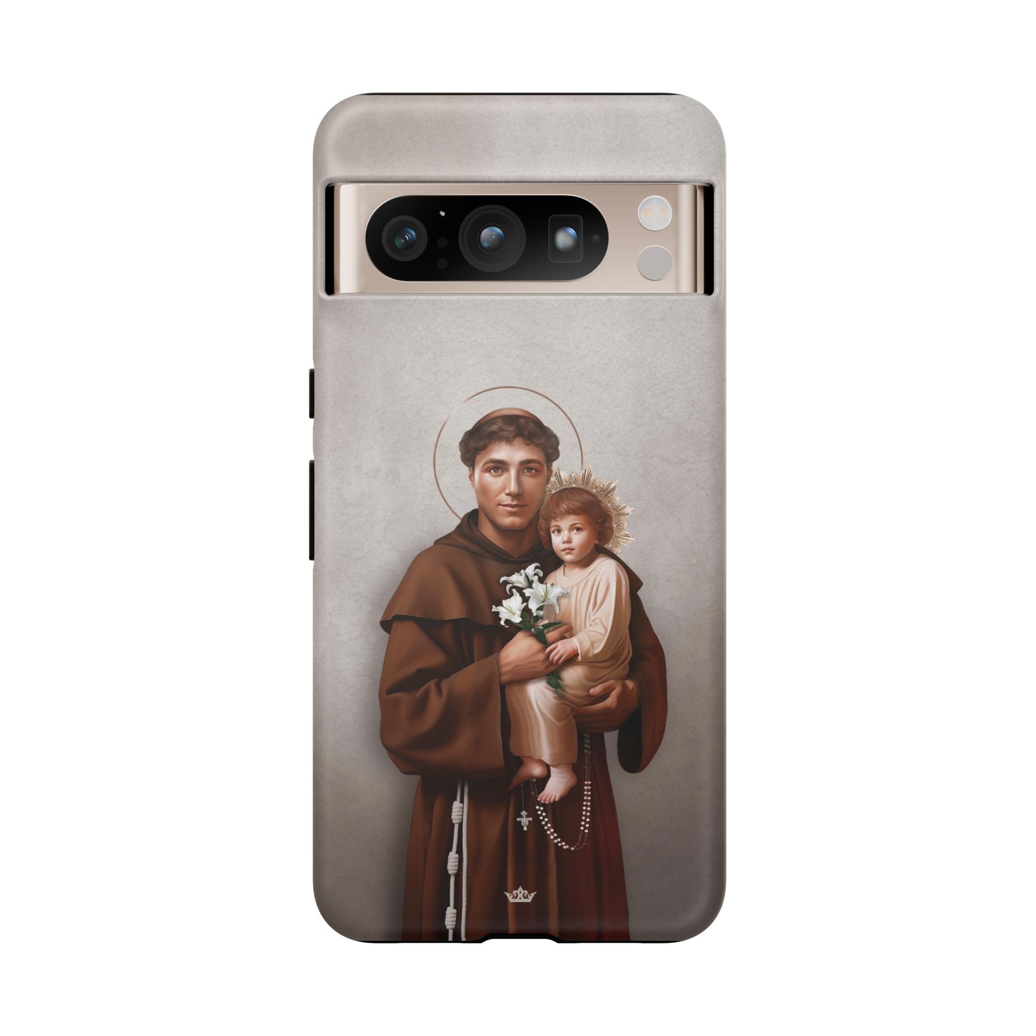 St. Anthony of Padua Hard Phone Case (Light)