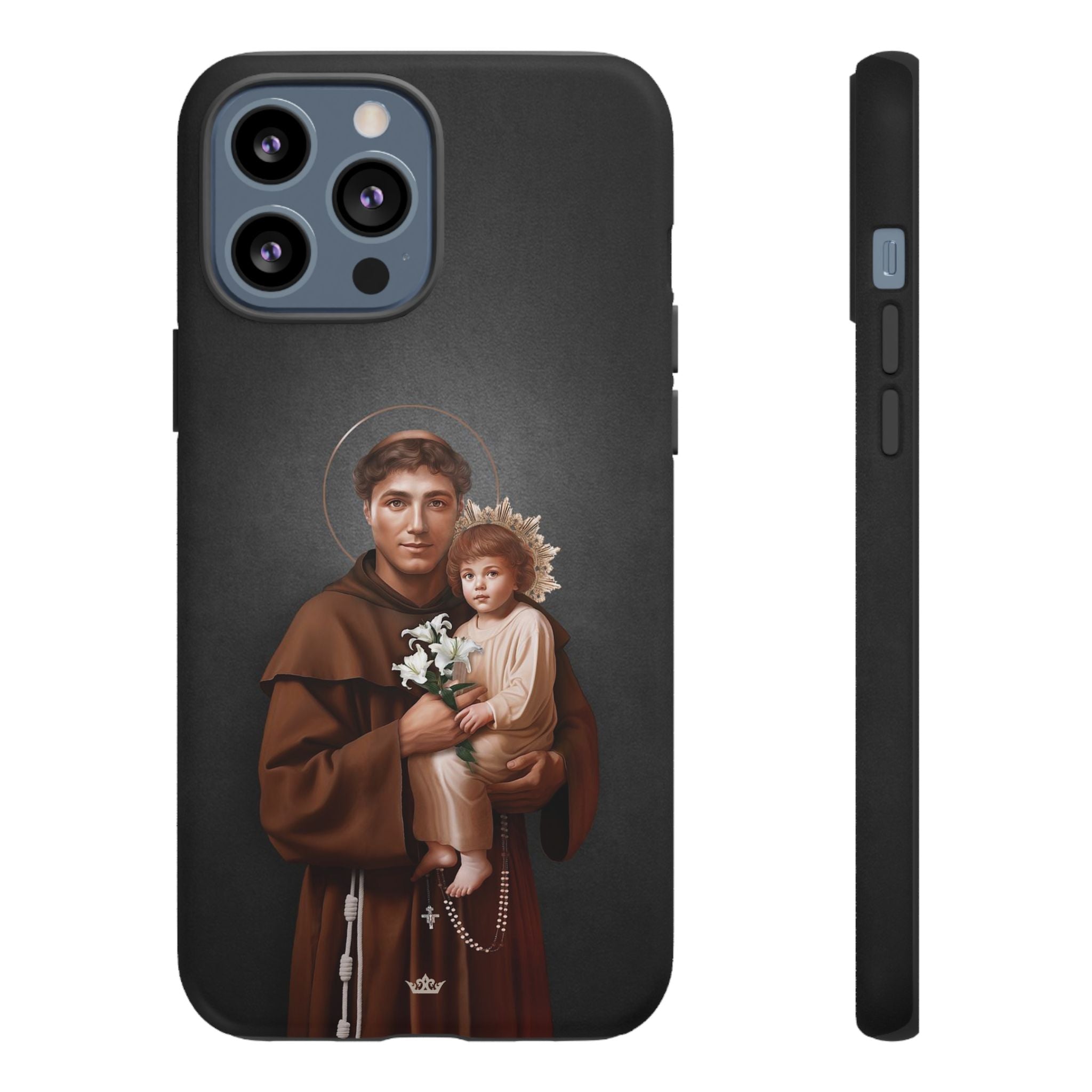 St. Anthony of Padua Hard Phone Case (Dark)