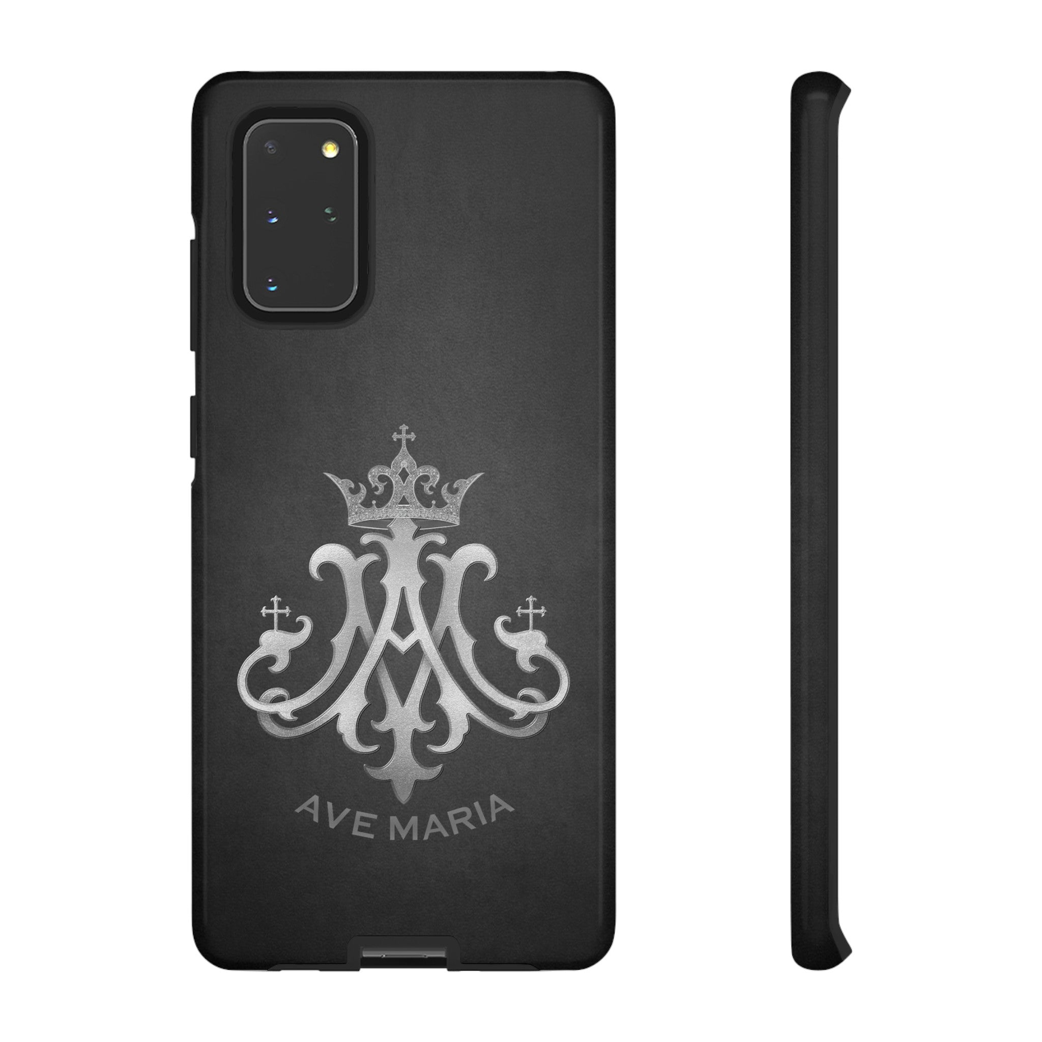 Ave Maria Hard Phone Case (Charcoal)