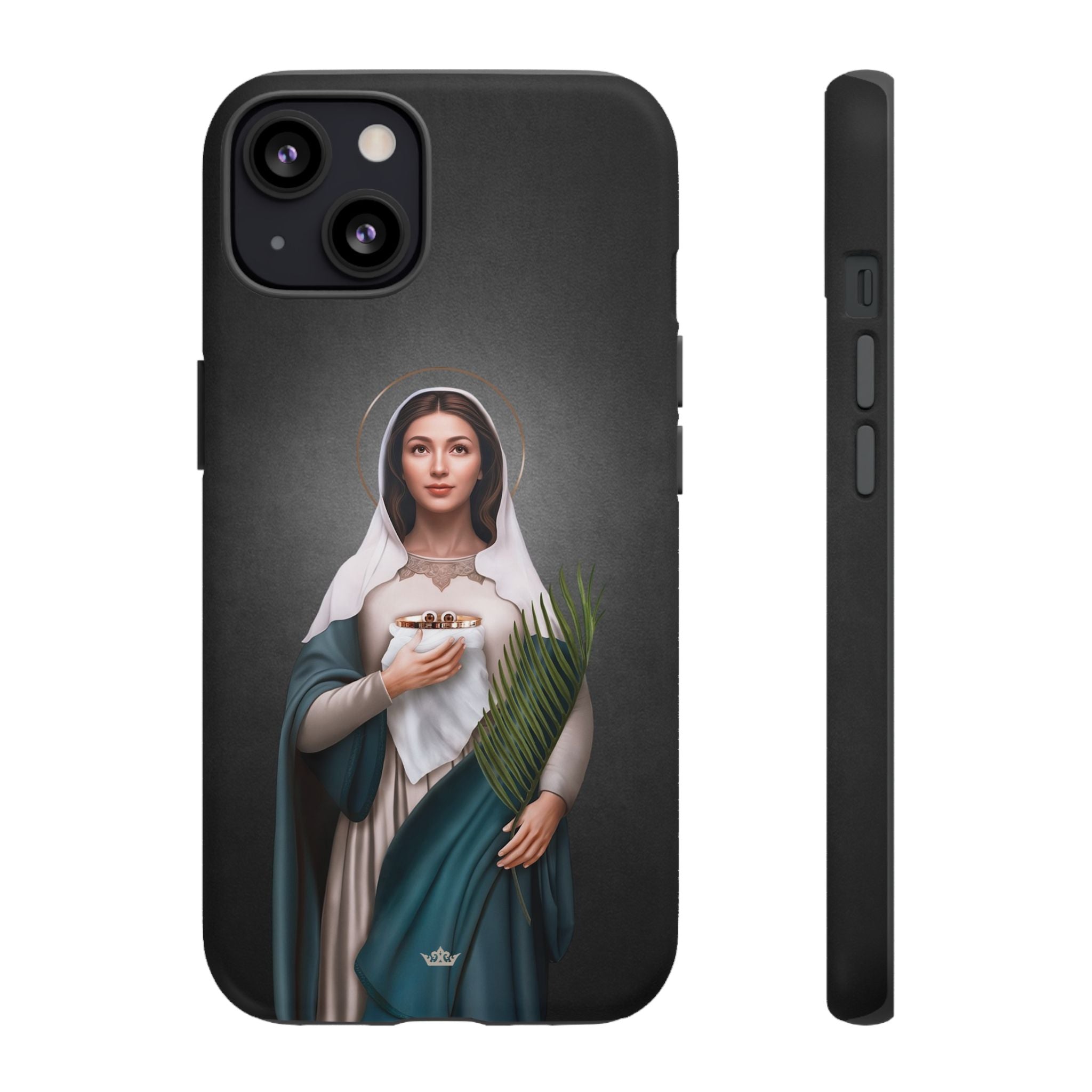 St. Lucy Hard Phone Case (Dark)