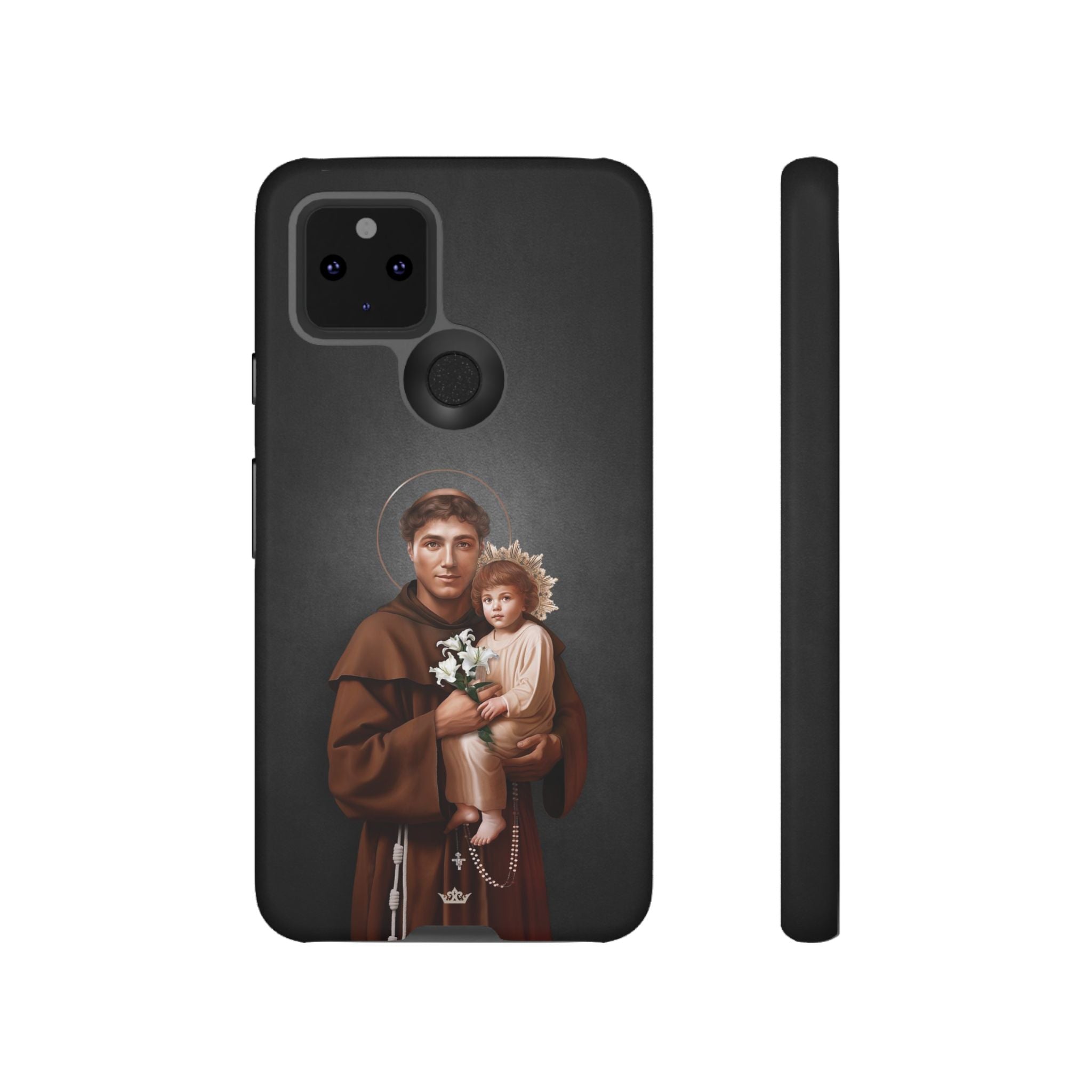 St. Anthony of Padua Hard Phone Case (Dark)