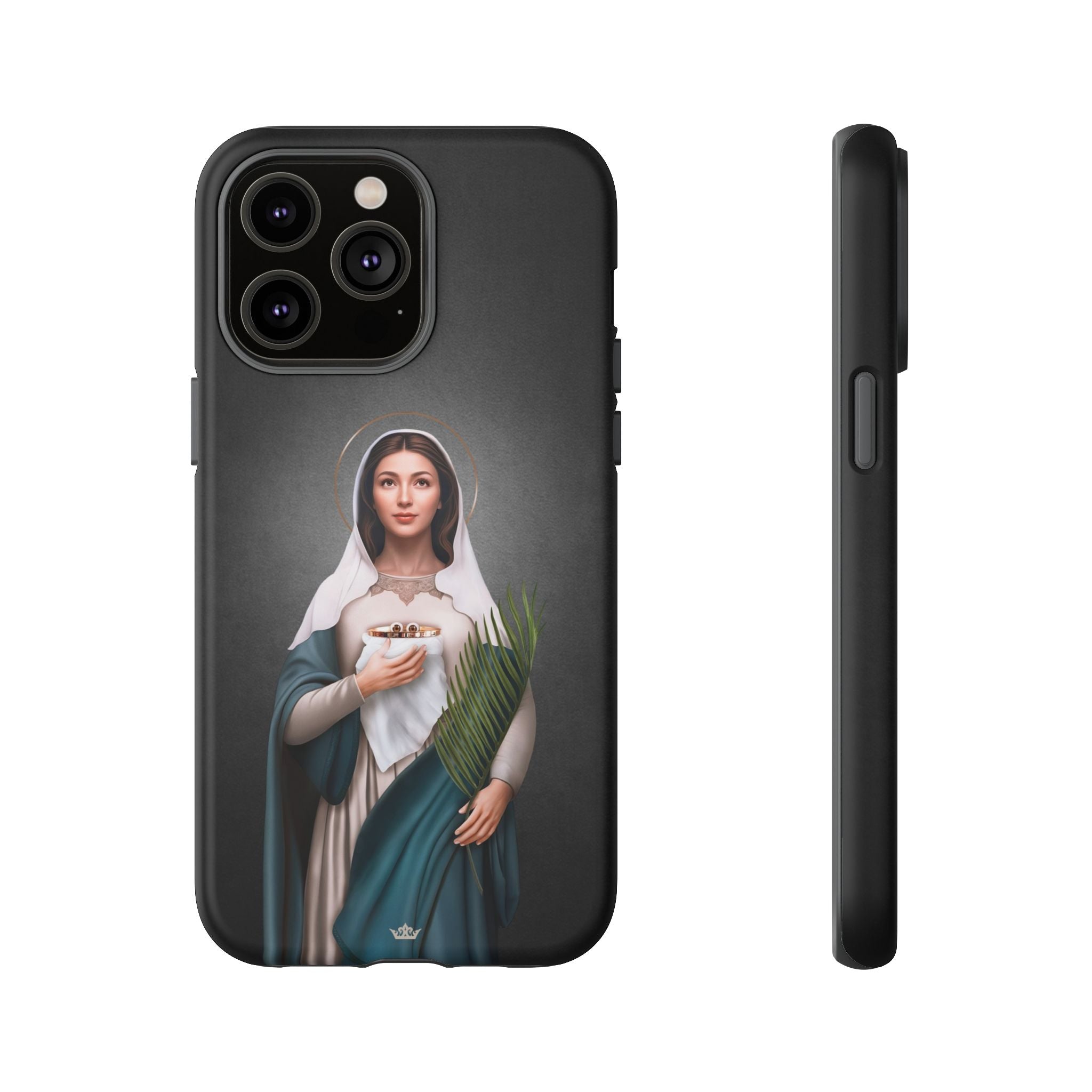 St. Lucy Hard Phone Case (Dark)