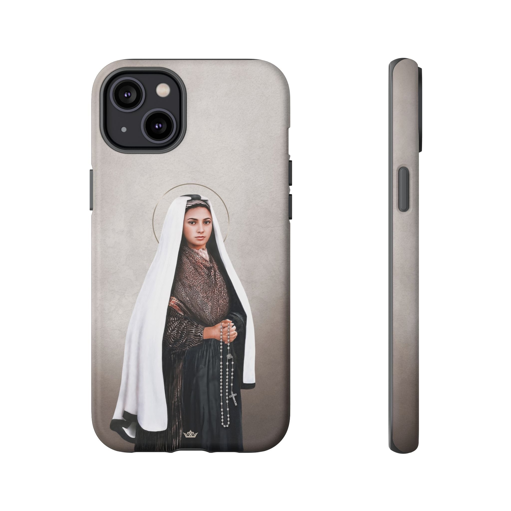 St. Bernadette Hard Phone Case (Light) Copyright VENXARA