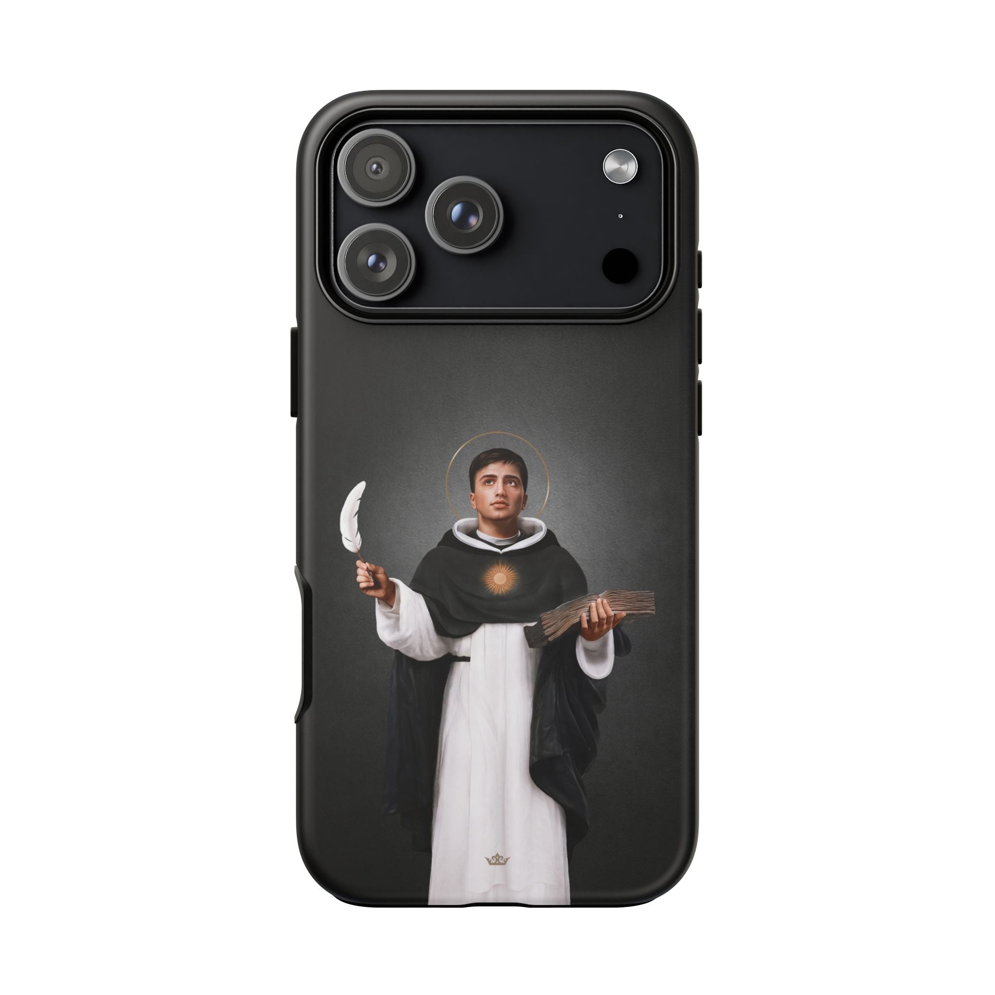 St. Thomas Aquinas Hard Phone Case (Dark)