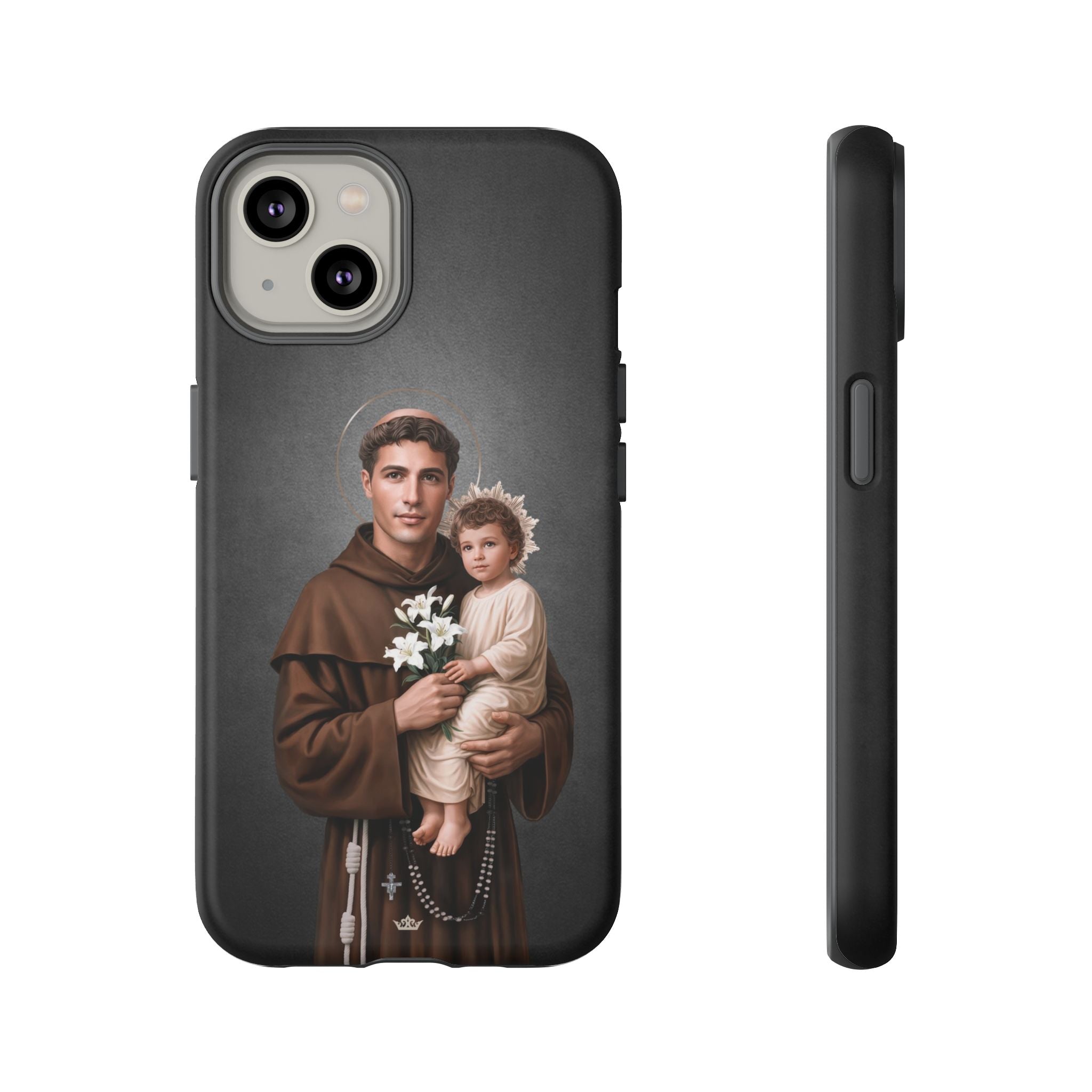 St. Anthony of Padua Hard Phone Case (Dark)