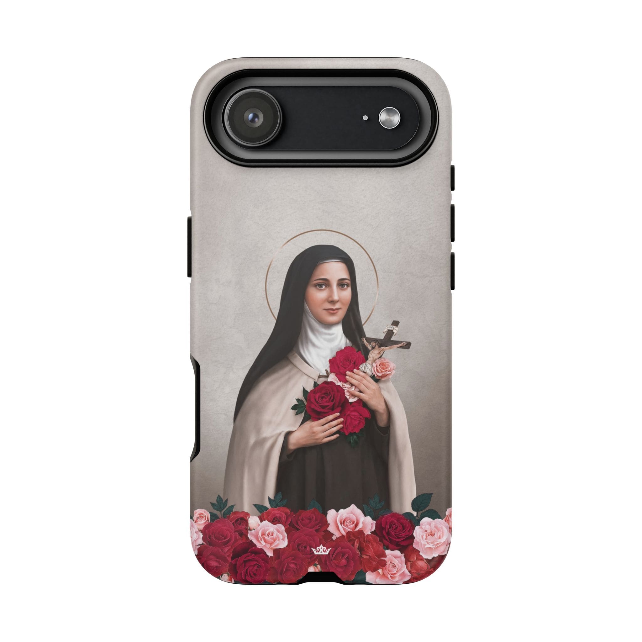 St. Therese of Lisieux Hard Phone Case (Light) Copyright VENXARA