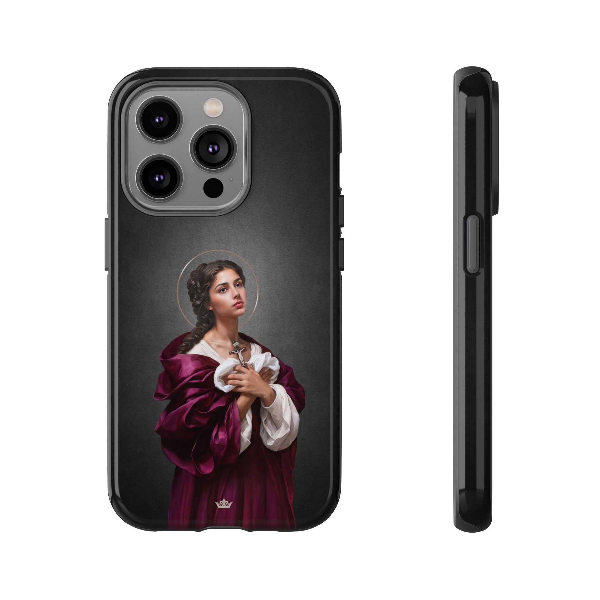 St. Agatha Hard Phone Case (Dark)