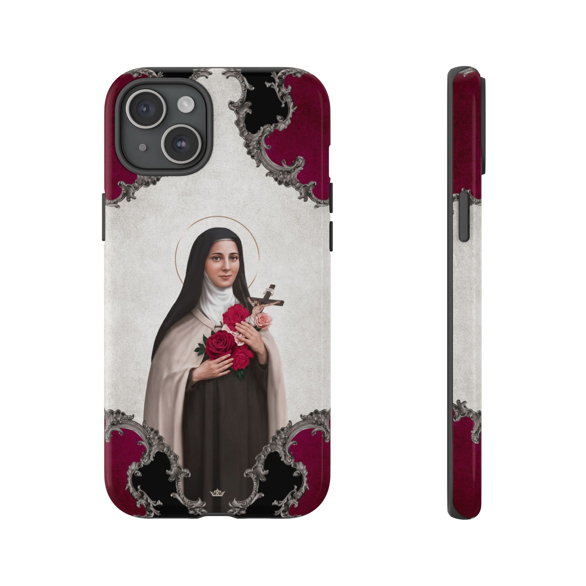 St. Therese of Lisieux Hard Phone Case (Baroque) Copyright VENXARA